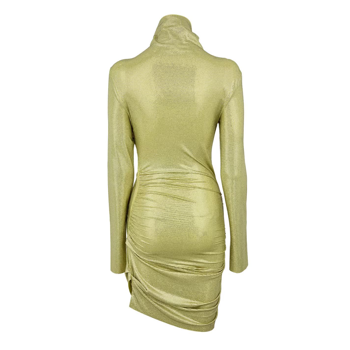 Off-White o1g2r1mq0125 Dress in Green Size XS / US 0-2 / IT 36-38 - 2 Thumbnail