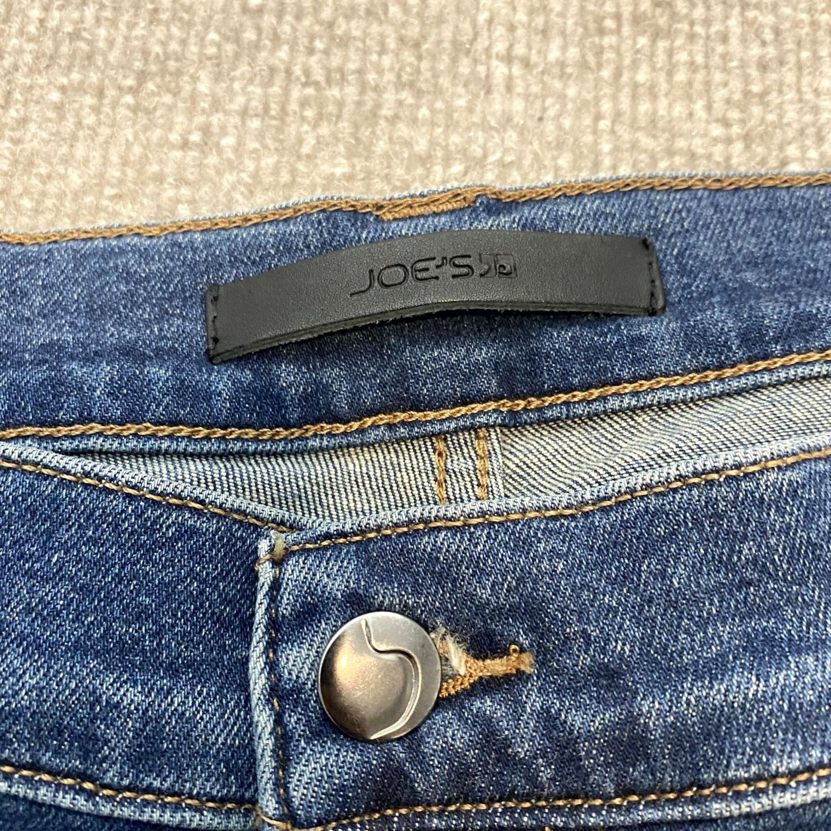 Vintage Joes Jeans Brixton Jeans Mens 40x32 Blue Medium Wash Slim Straight Stretch Denim Boy Boy? Size US 40 / EU 56 - 3 Thumbnail