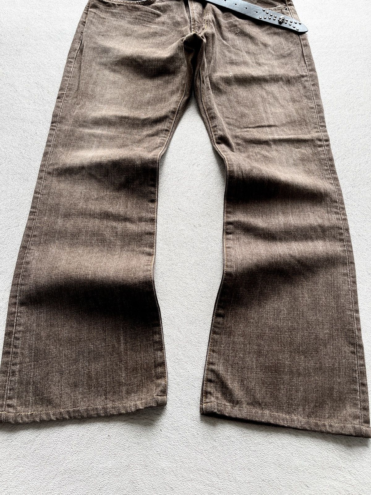Kapital 2000s Edwin XV Brown Flared Jeans If Six Was Nine Size US 34 / EU 50 - 3 Thumbnail