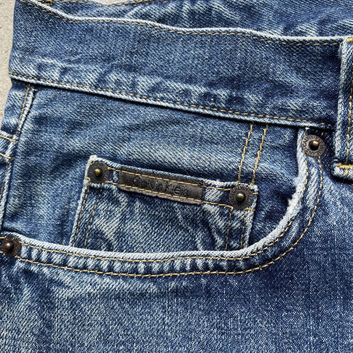 Calvin Klein Vintage Calvin Klein Jeans Faded Distressed Denim Pants W32 Size US 32 / EU 48 - 7 Thumbnail