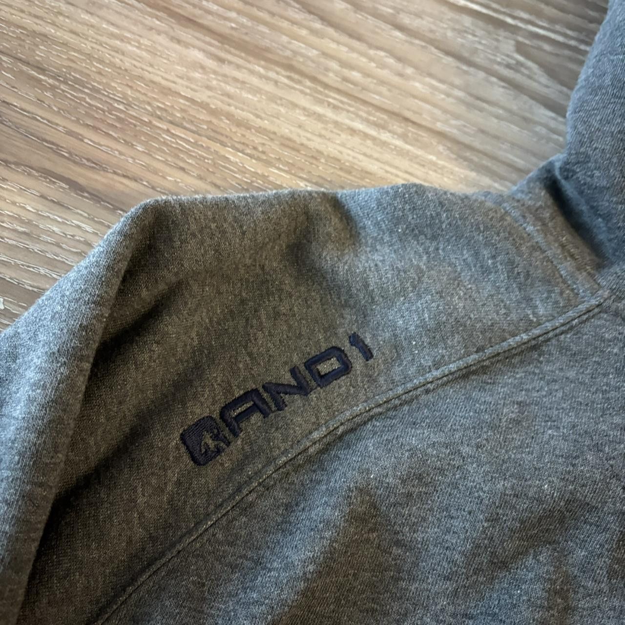 Vintage Crazy Vintage Y2K/2000s Grey And1 Streetwear Skater Style Zip Up Hoodie! Size L Size US L / EU 52-54 / 3 - 8 Thumbnail