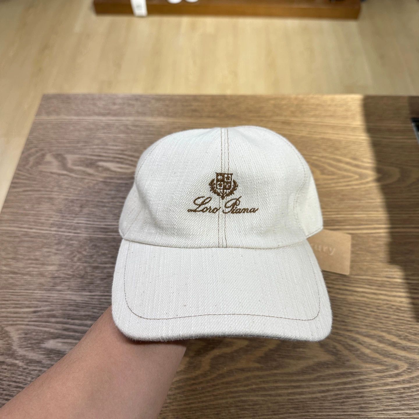 Loro Piana Loro Piana jan545 logo-embroidered linen cap XL Size ONE SIZE - 1 Thumbnail