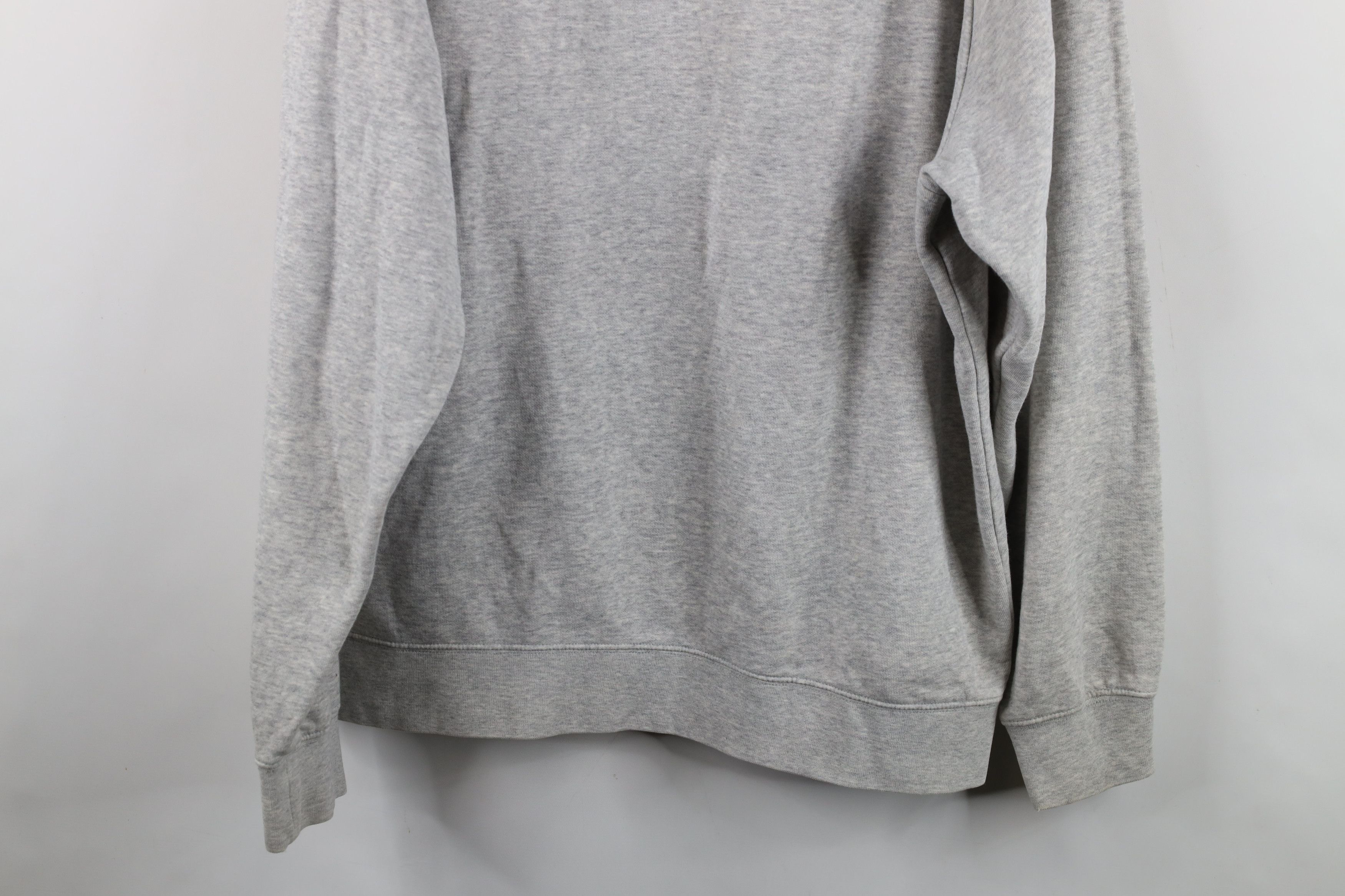 Nike Vintage Y2K Nike Swoosh Crewneck Sweatshirt Heather Gray Size US XL / EU 56 / 4 - 13 Thumbnail