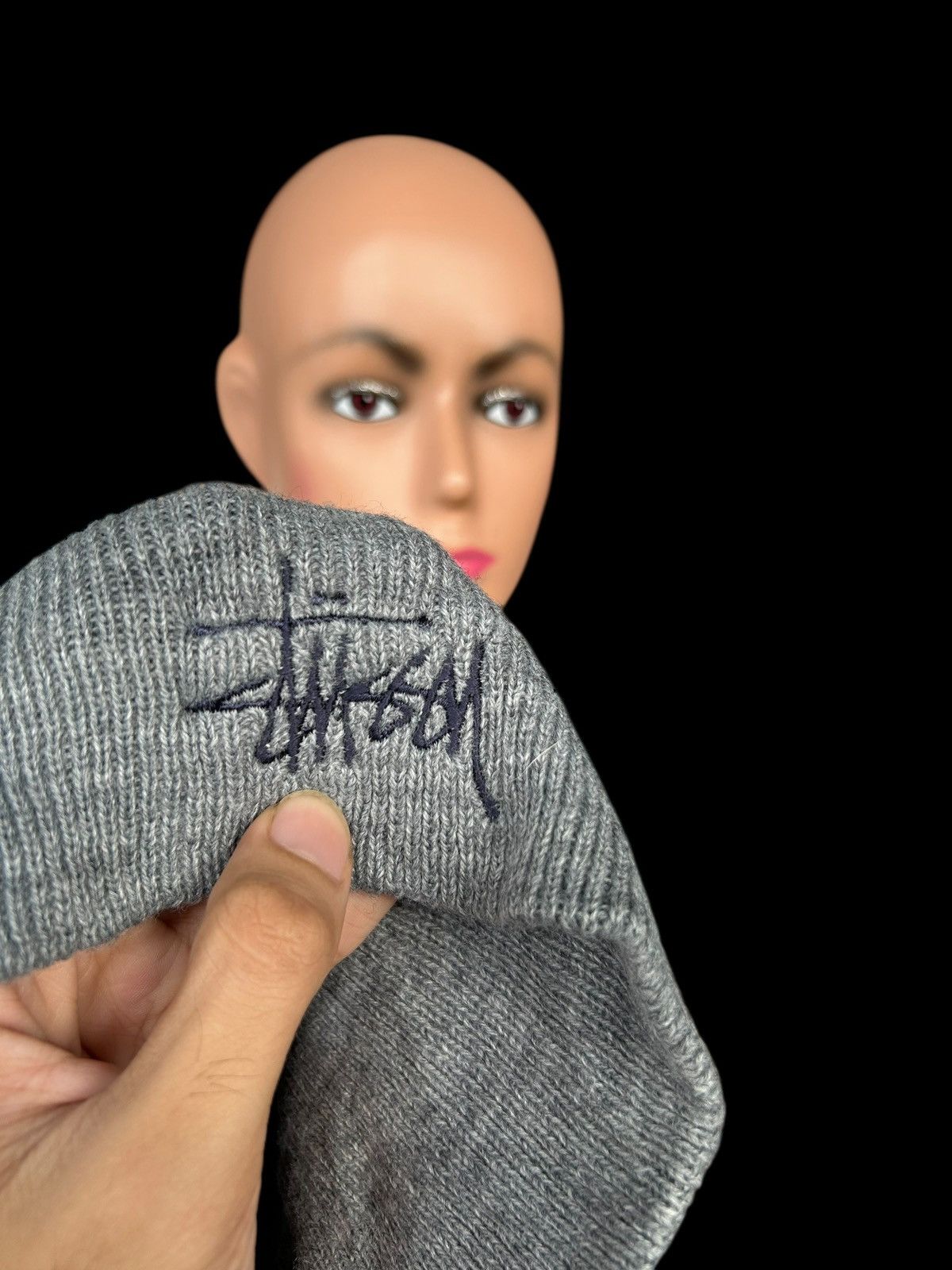 Japanese Brand × Stussy × Vintage Vintage Stussy NYC Made in Usa Beanie Hats Size ONE SIZE - 4 Thumbnail