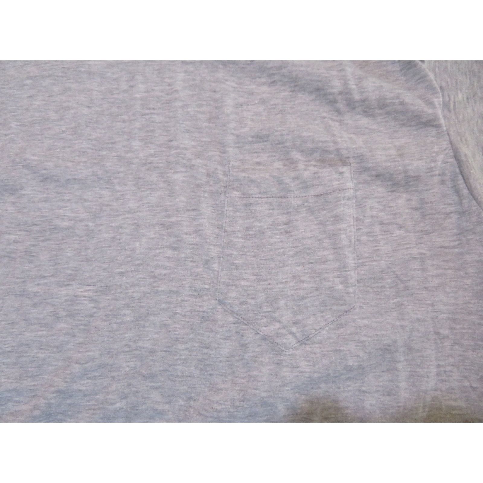 Other Pocket T-Shirt Plain Blank, Gray Made in USA Sz XL 1980s Size US XL / EU 56 / 4 - 4 Thumbnail