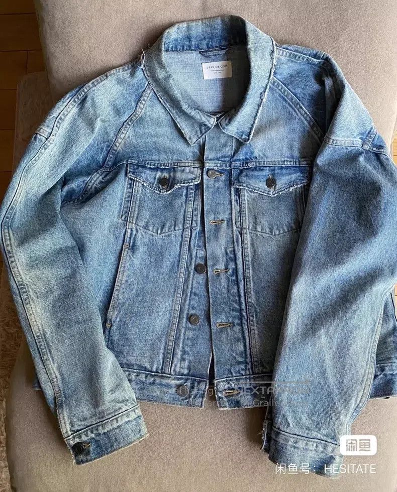 Fear of God Fear of God Season 4 OG denim jacket Size US S / EU 44-46 / 1 - 1 Thumbnail
