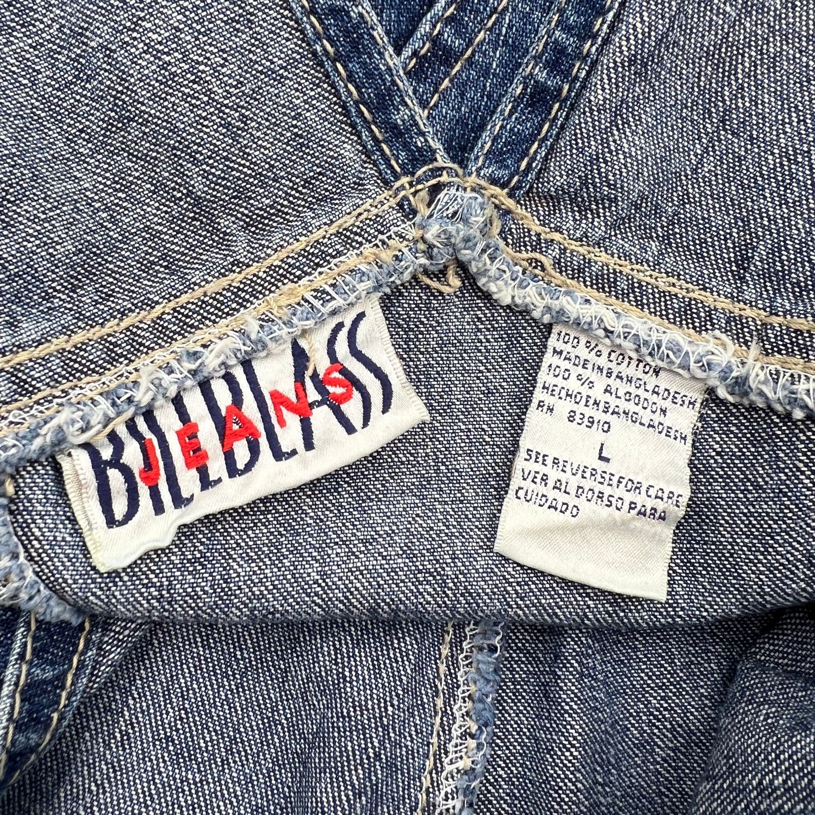 Bill Blass × Vintage Vintage Bill Blass Jeans Deadstock Denim Overalls Blue Size 34" / US 12 / IT 48 - 3 Thumbnail