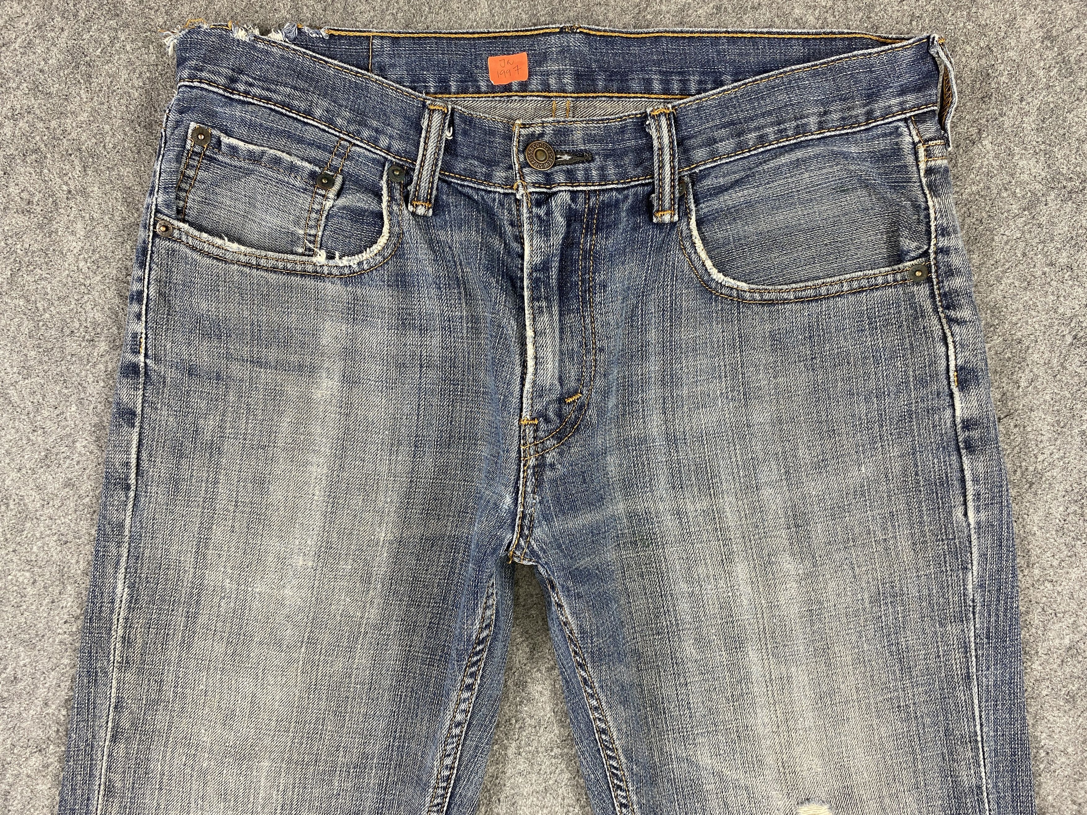 Levi's Distressed Blue Vintage Levi's 559 33x31 Denim -JN1997 Size US 33 - 3 Thumbnail