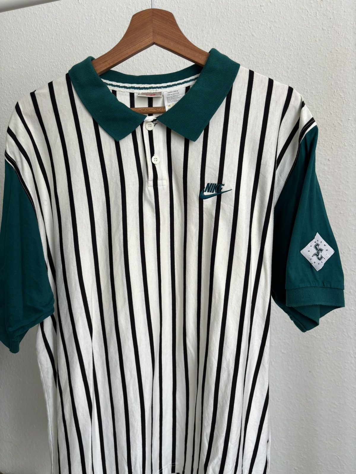 Nike × Vintage Nike Supreme Court Shirt Vintage 90s Size US L / EU 52-54 / 3 - 3 Thumbnail