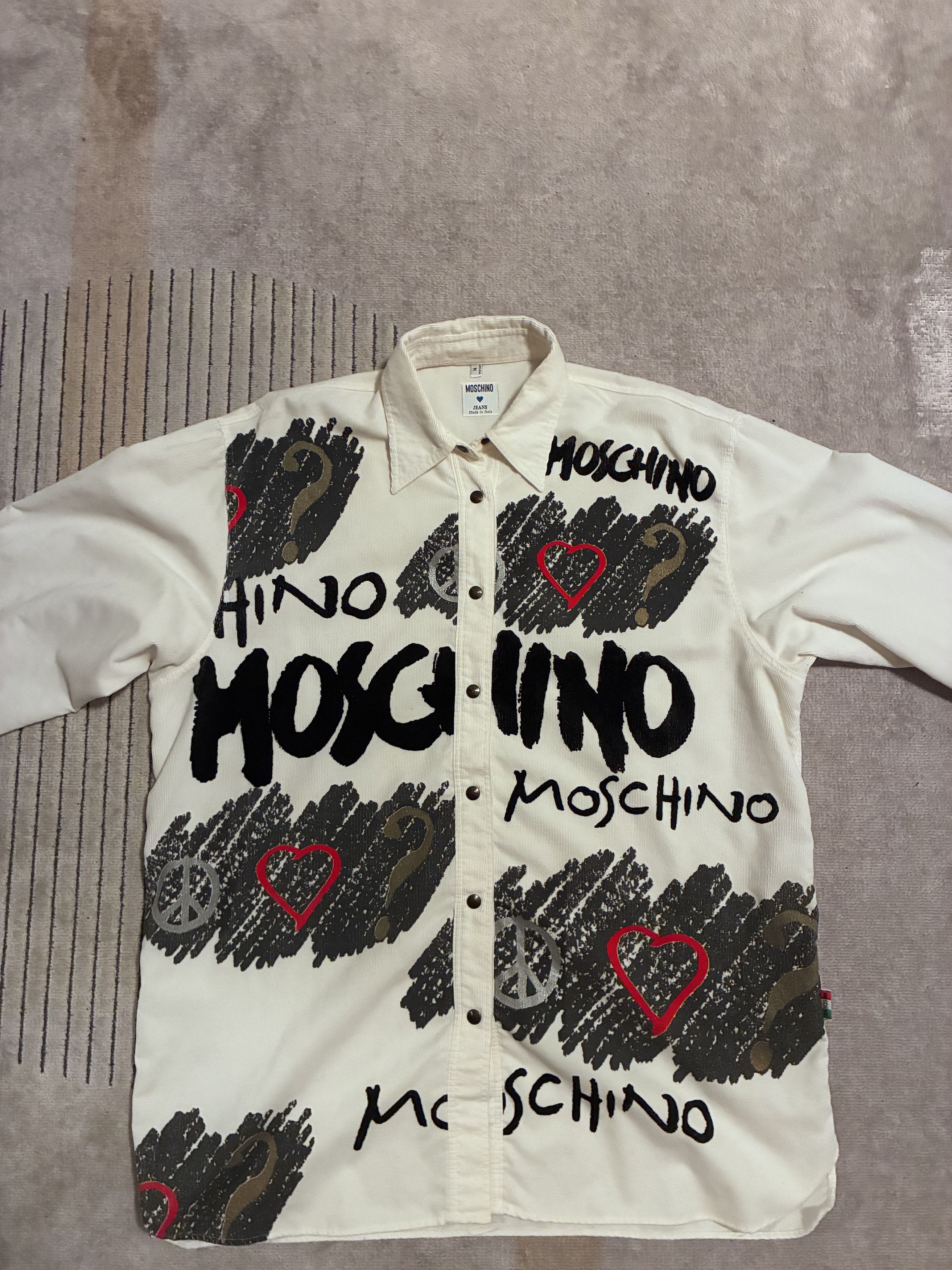 Moschino 1987 Archival Moschino Jeans Monogram Spell Out Corduroy M Size US M / EU 48-50 / 2 - 2 Thumbnail