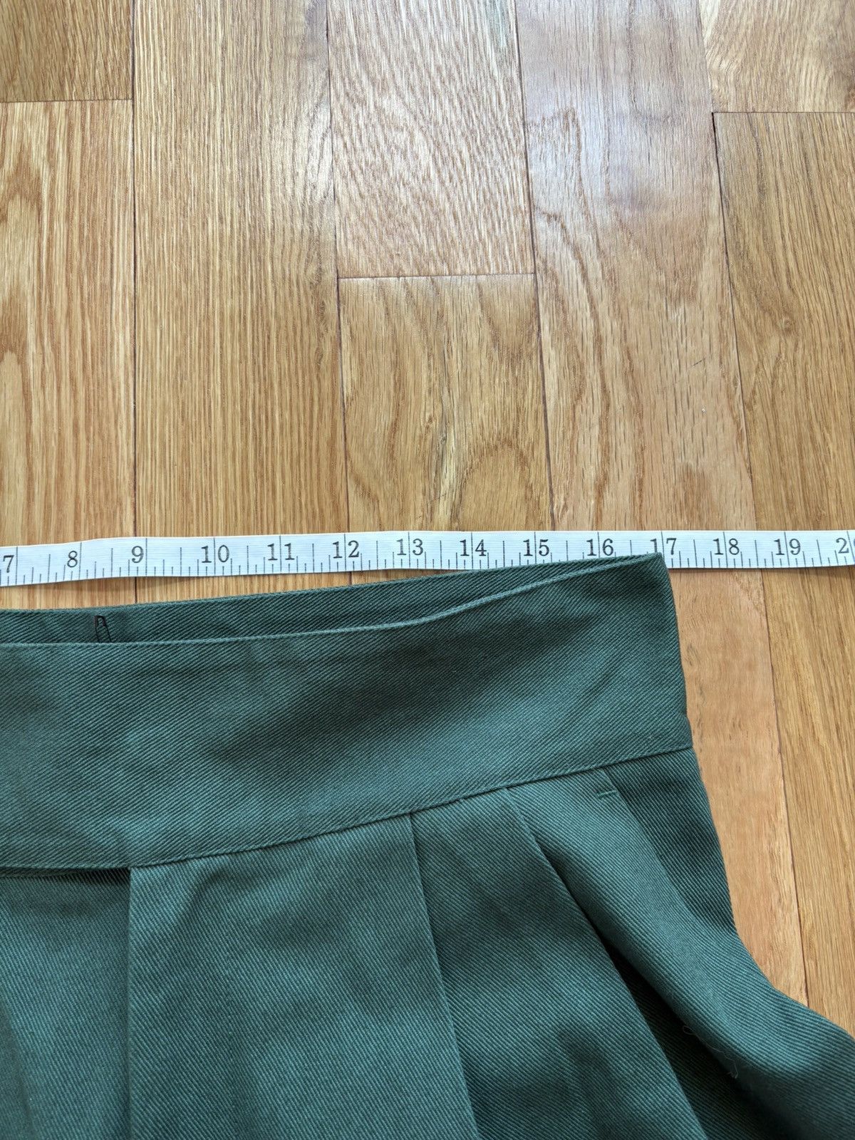 Pieces Uniques Pieces Uniques Le Pantalon Qwan Pleated Pants Gurkha M 34x32 Size US 34 / EU 50 - 13 Thumbnail