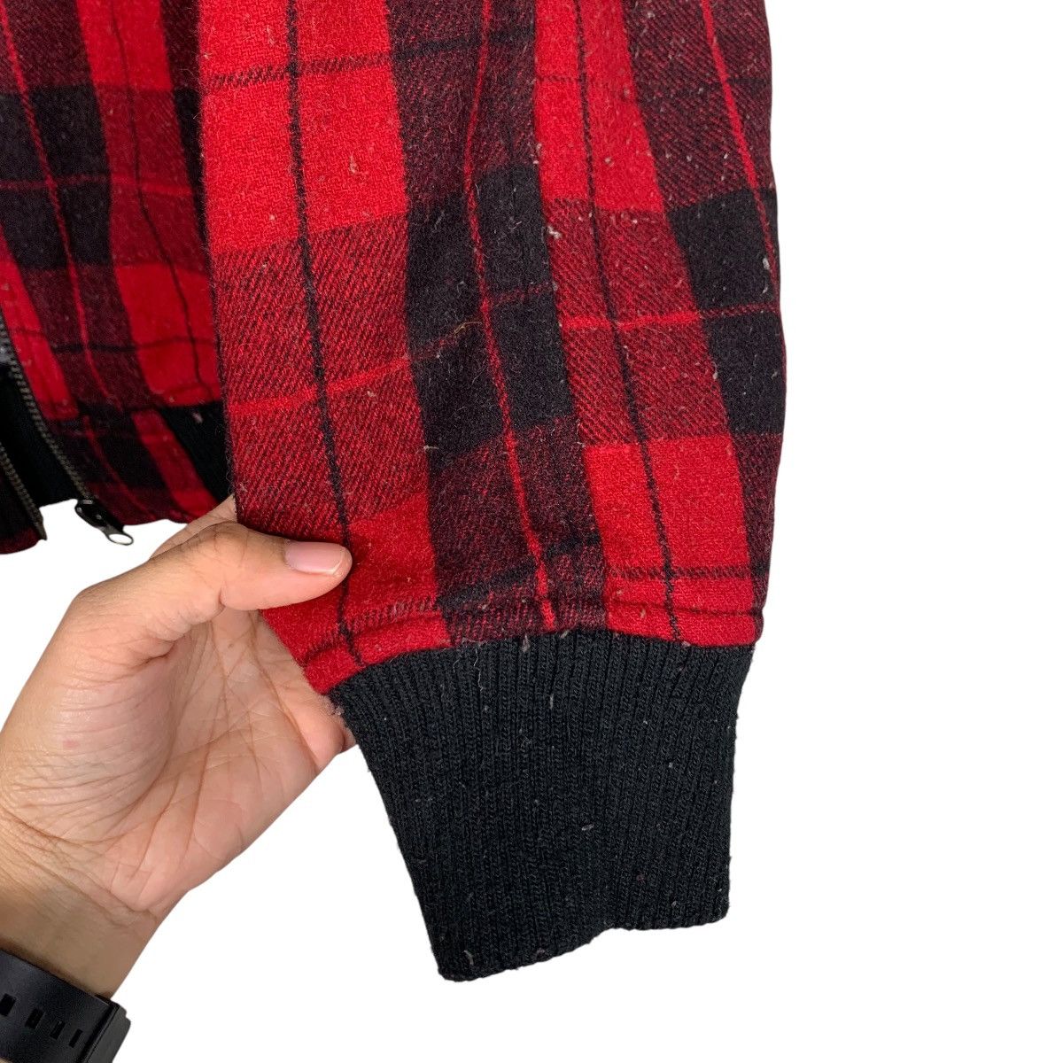 Japanese Brand ETBX Rude Boy Victim Big Logo Red Tartan Jacket #1852-C80 Size US S / EU 44-46 / 1 - 14 Thumbnail