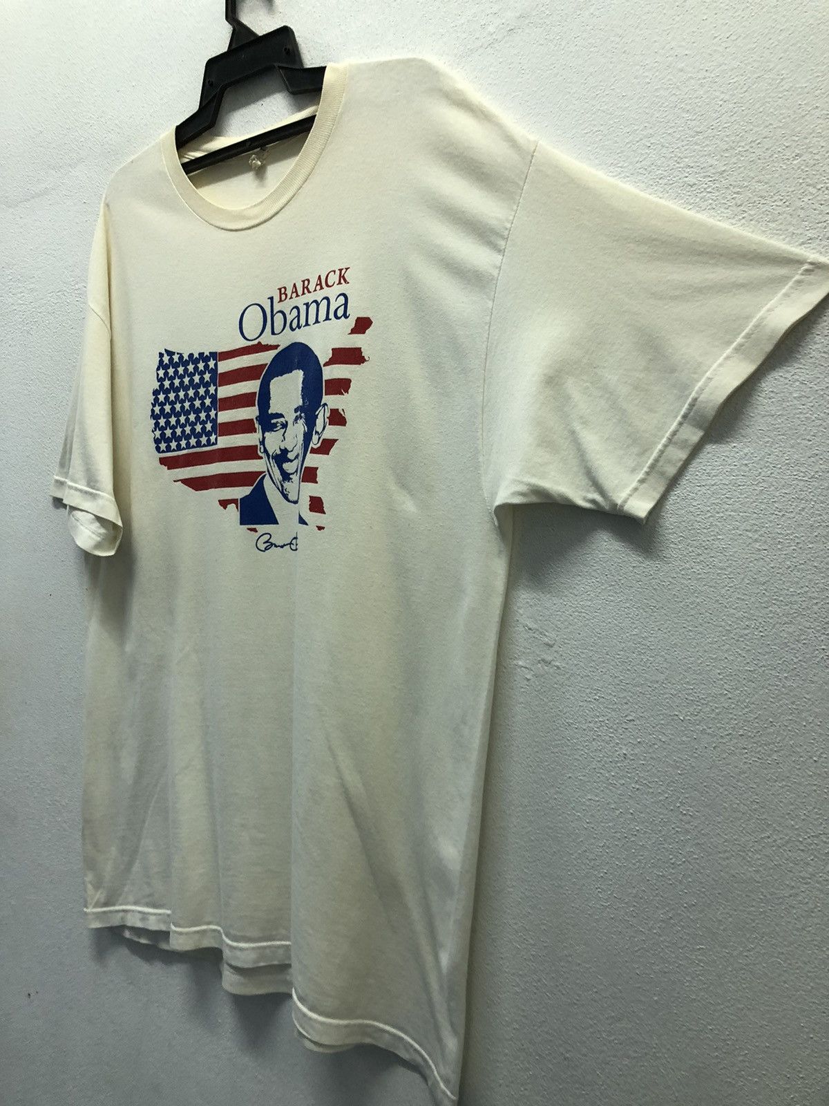 Vintage Vintage Barack Obama T-Shirt Size US XL / EU 56 / 4 - 5 Thumbnail