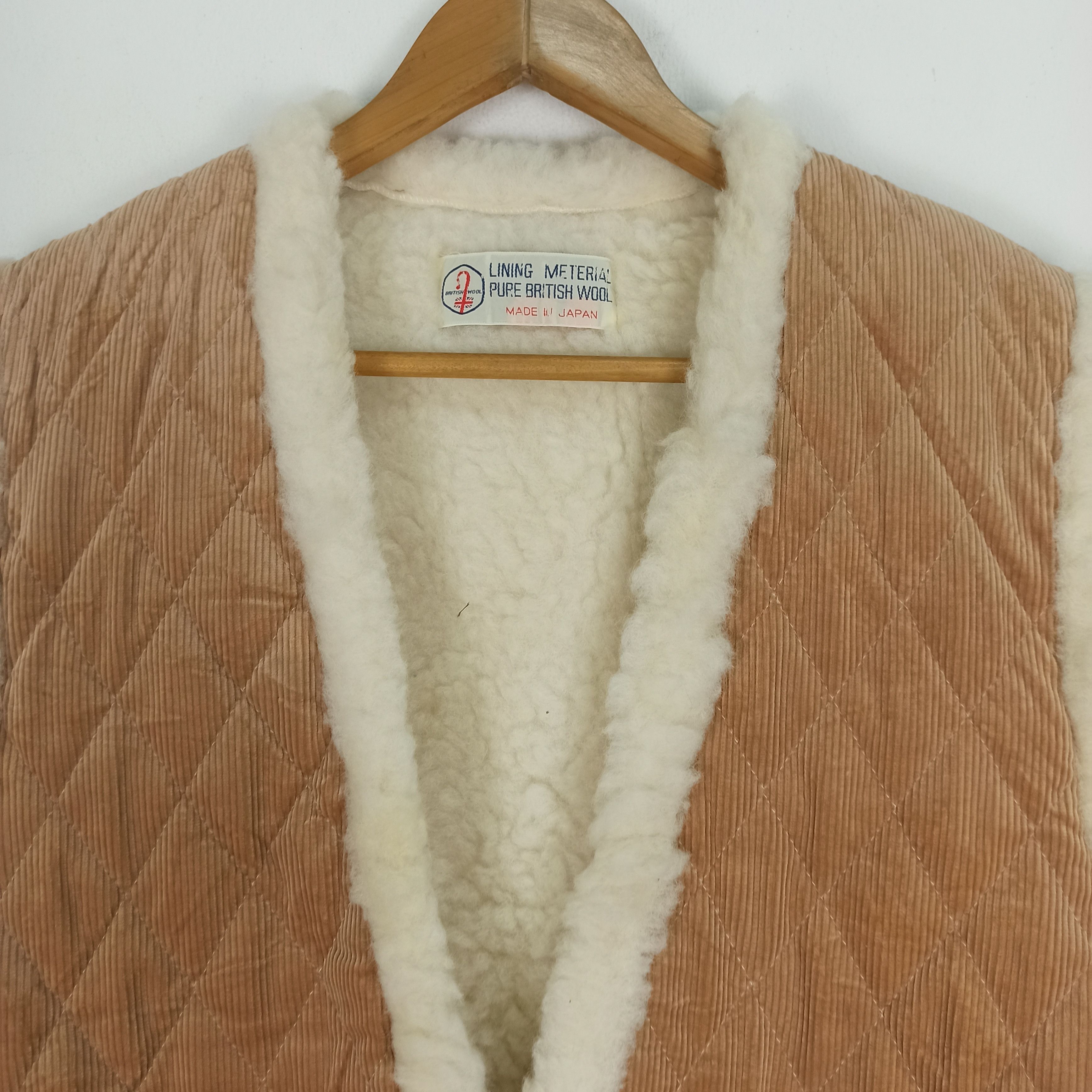 Edition Japan Sherpa Vest Jacket British Wool Made in Japan Size US L / EU 52-54 / 3 - 3 Thumbnail