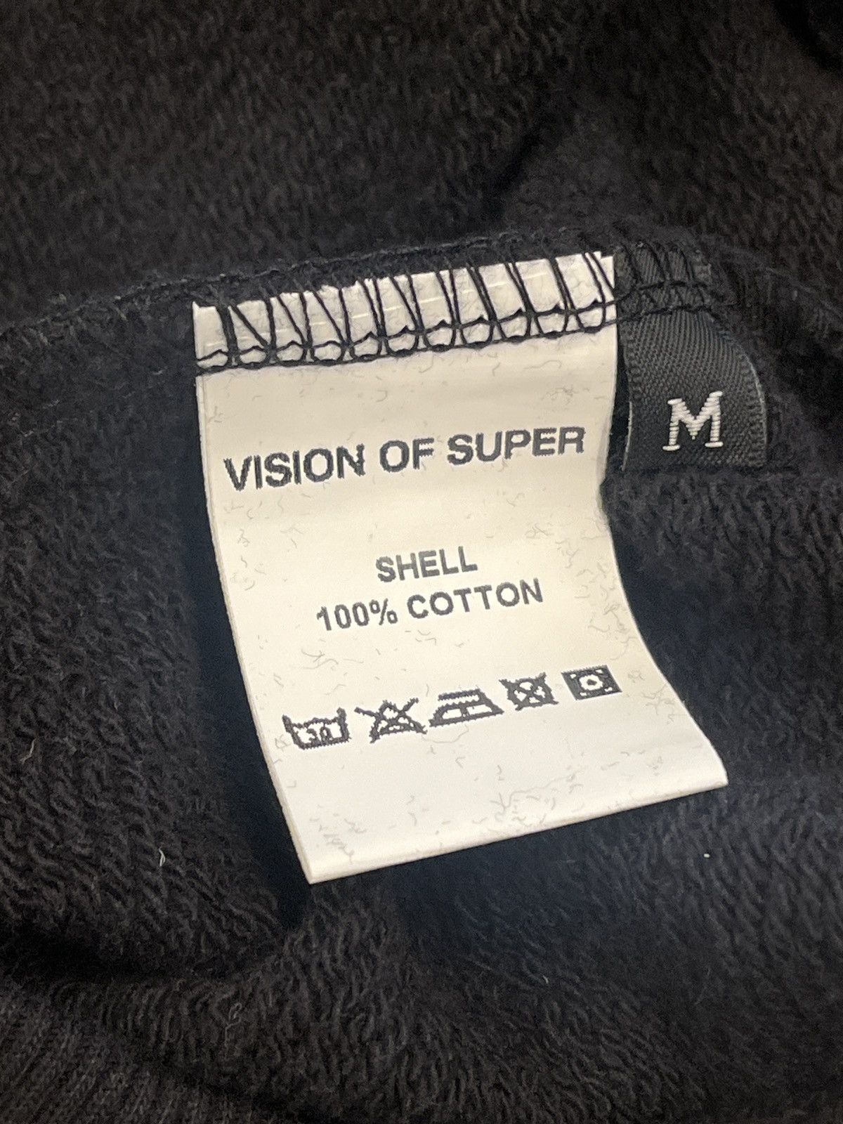Other VISION OF SUPER black/green flame hoodie Size US M / EU 48-50 / 2 - 2 Thumbnail