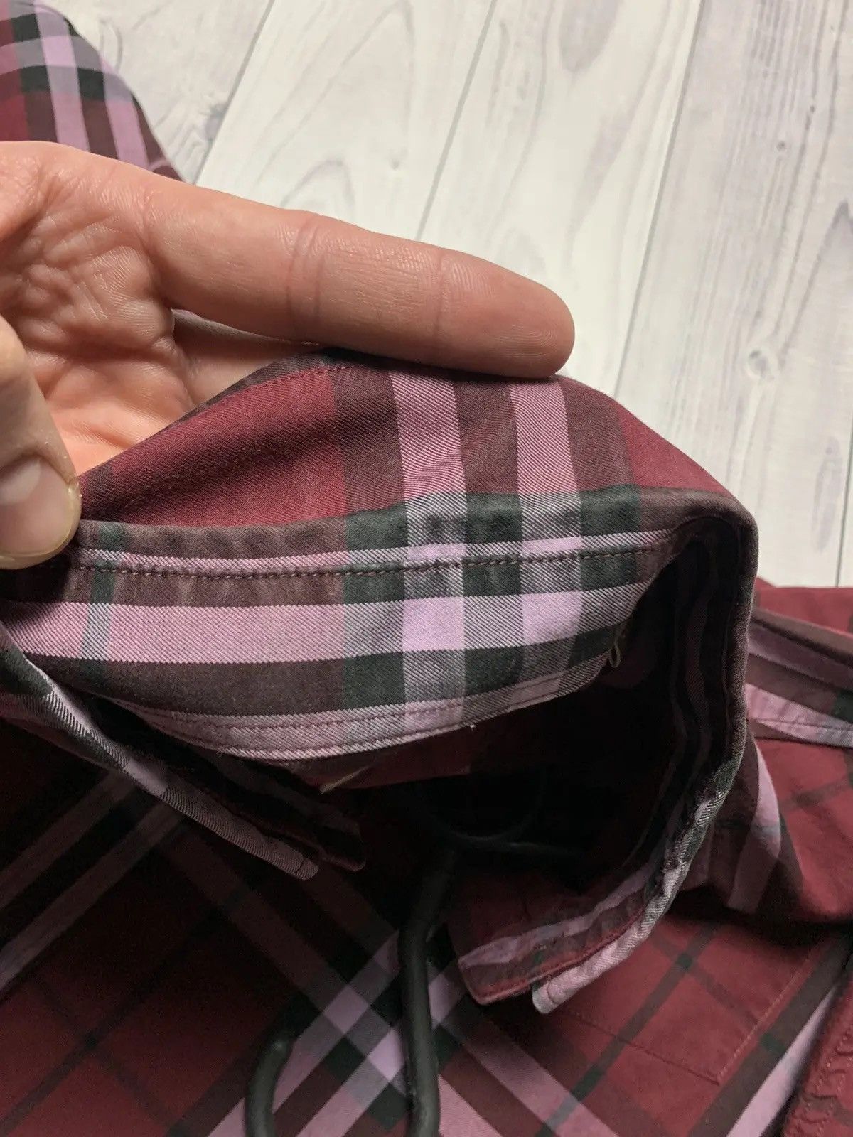 Burberry Vintage plaid Burberry shirt long sleeves red rare S Size US S / EU 44-46 / 1 - 6 Thumbnail