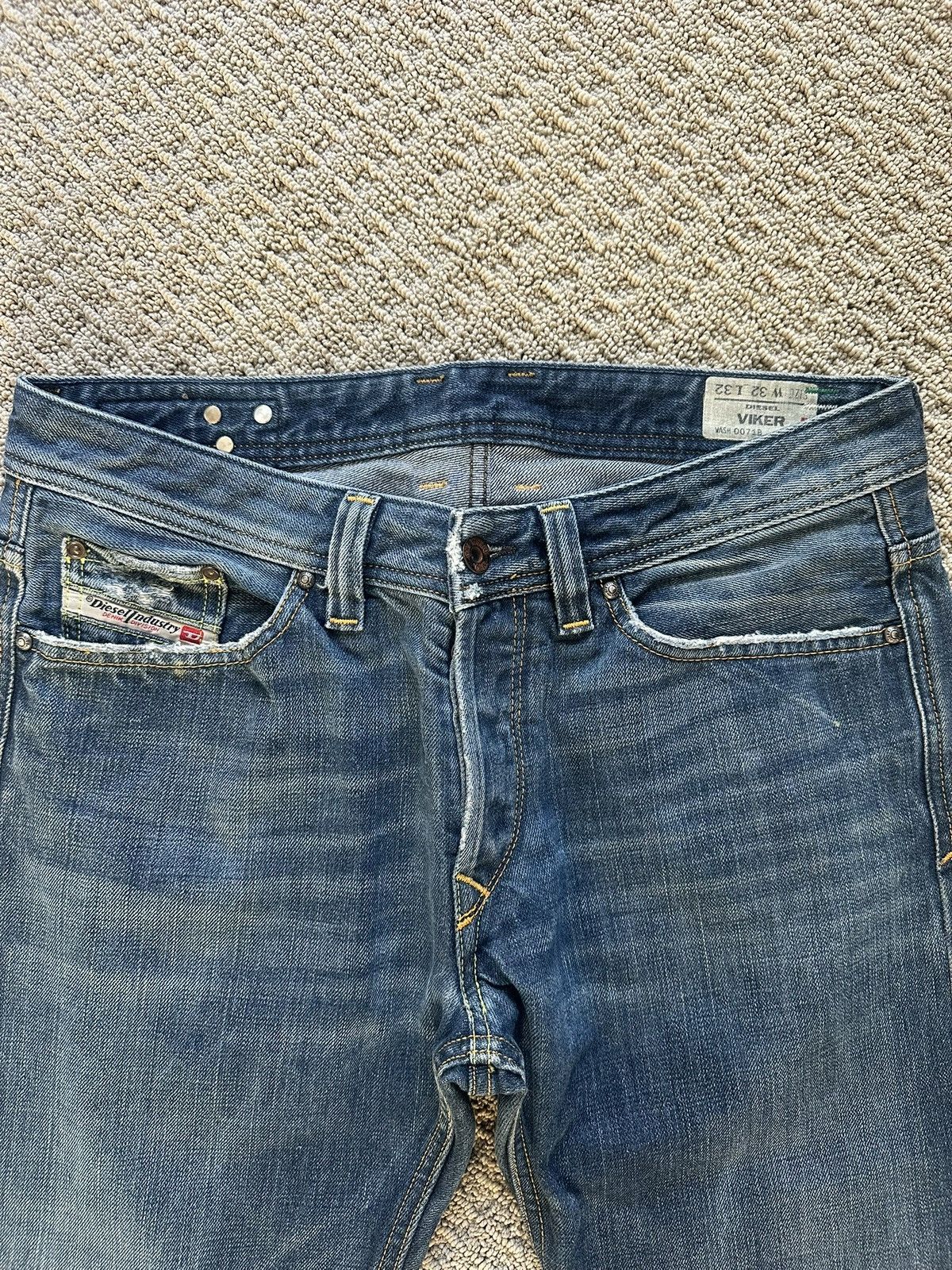 Diesel Vintage Diesel Viker Jeans Blue Cotton Denim 31x32 Size US 32 / EU 48 - 2 Thumbnail