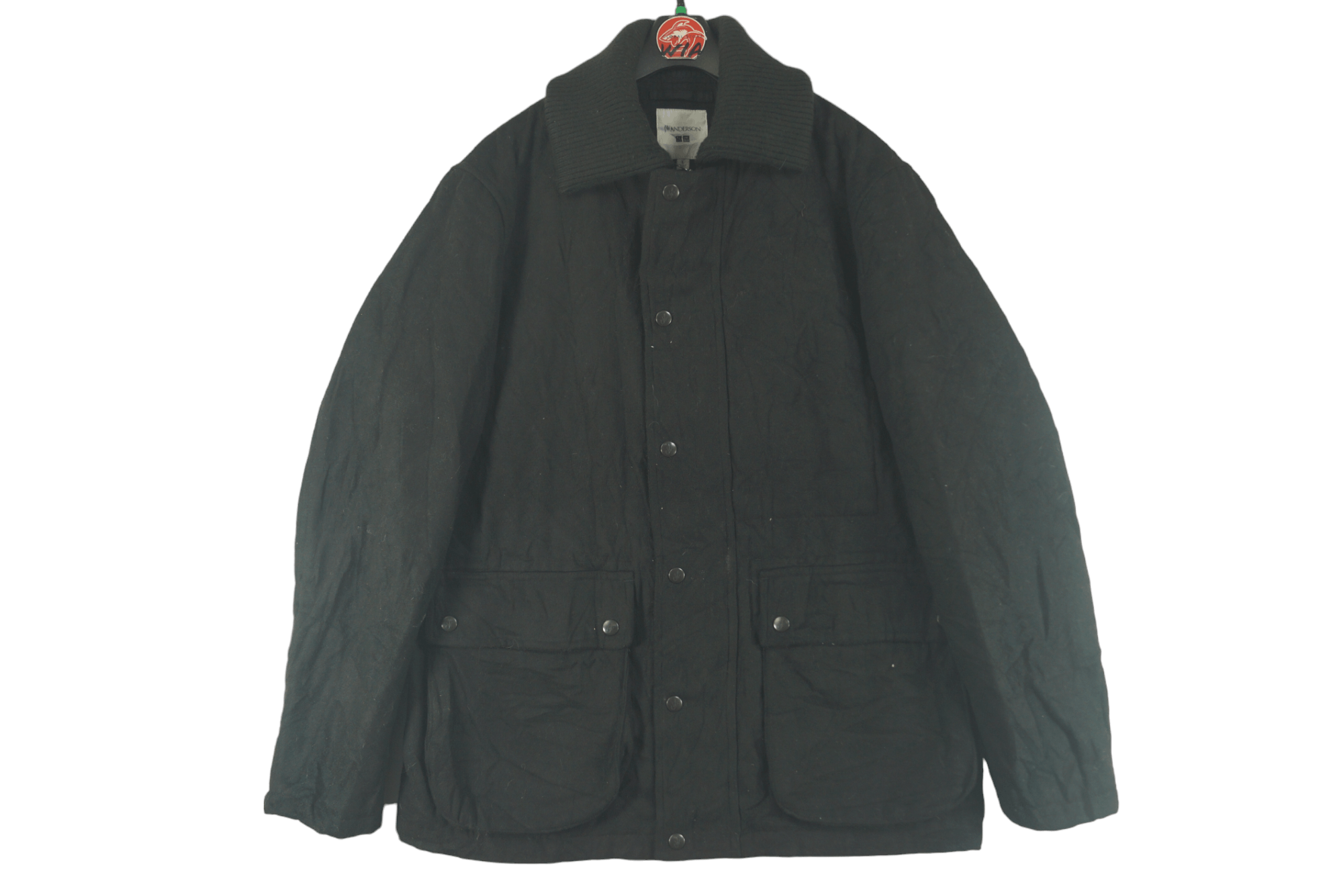 Vintage Uniqlo J.W.Anderson Jacket Black Nice Design