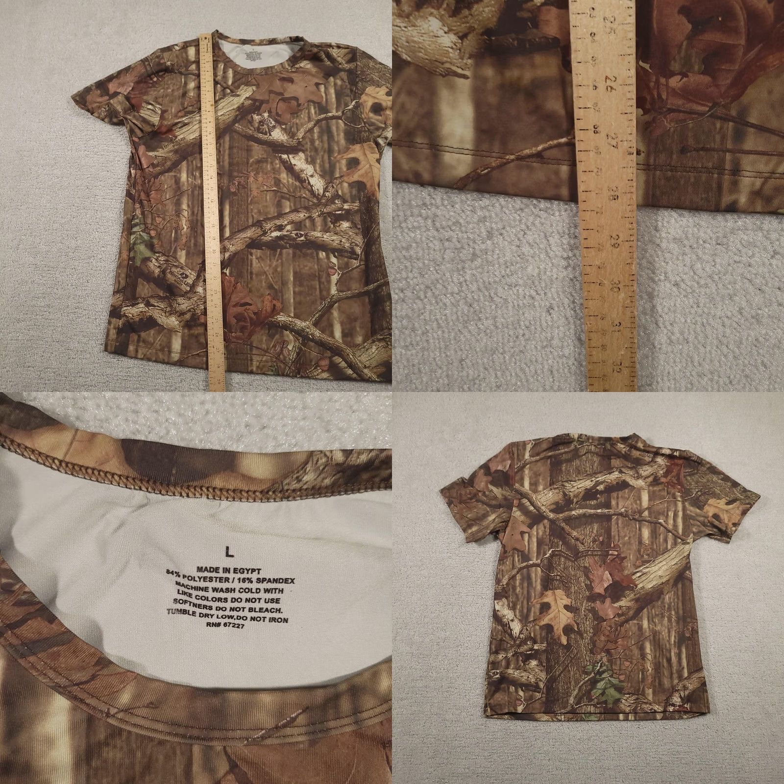Vintage Mossy Oak Break-Up Infinity Shirt Mens Large Camo Hunting Performance Crewneck Shirt Size US L / EU 52-54 / 3 - 8 Thumbnail