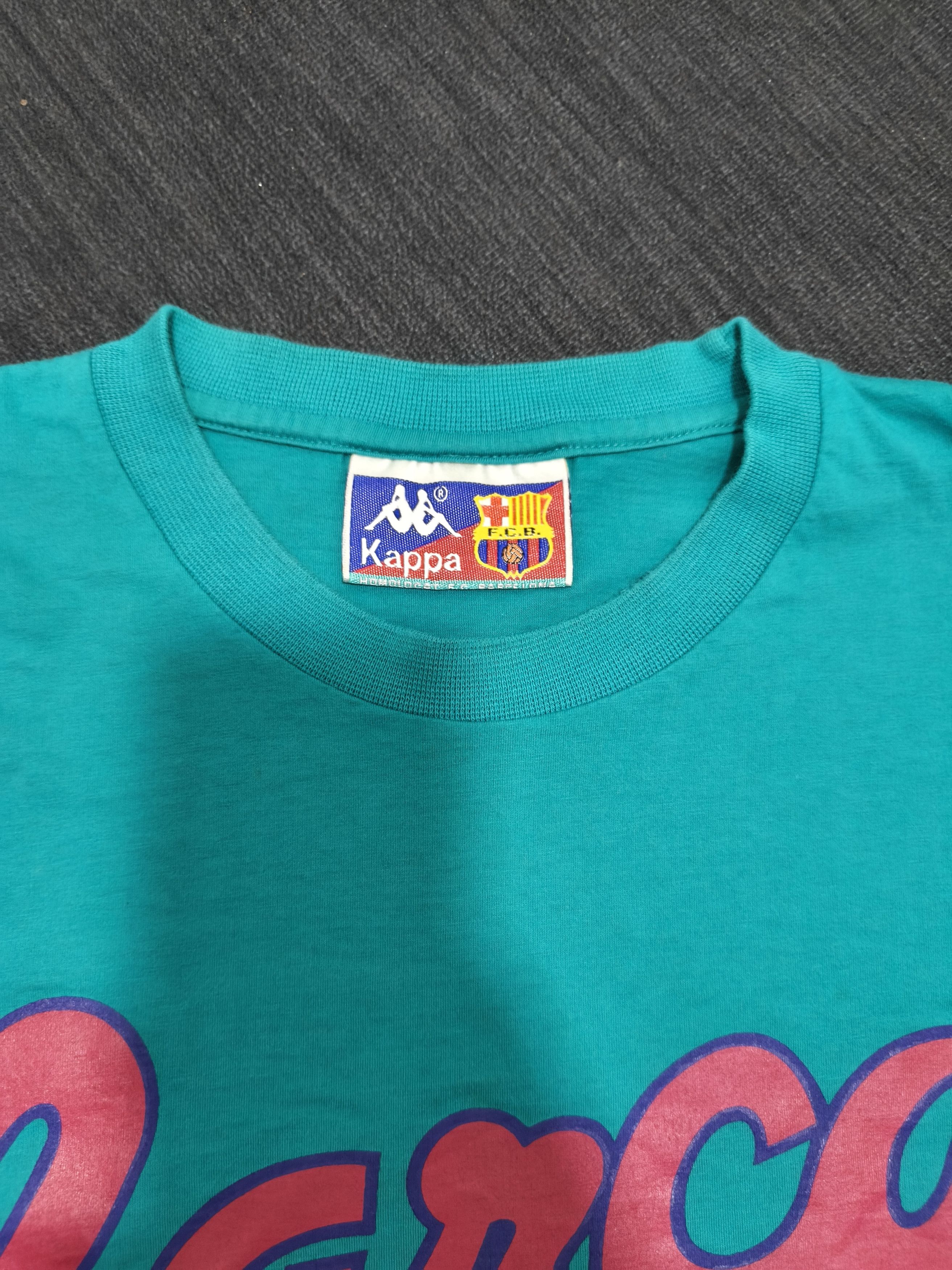 Kappa Vintage 90s Kappa FC Barcelona Barca Tee | Styled in Italy Size US M / EU 48-50 / 2 - 3 Thumbnail