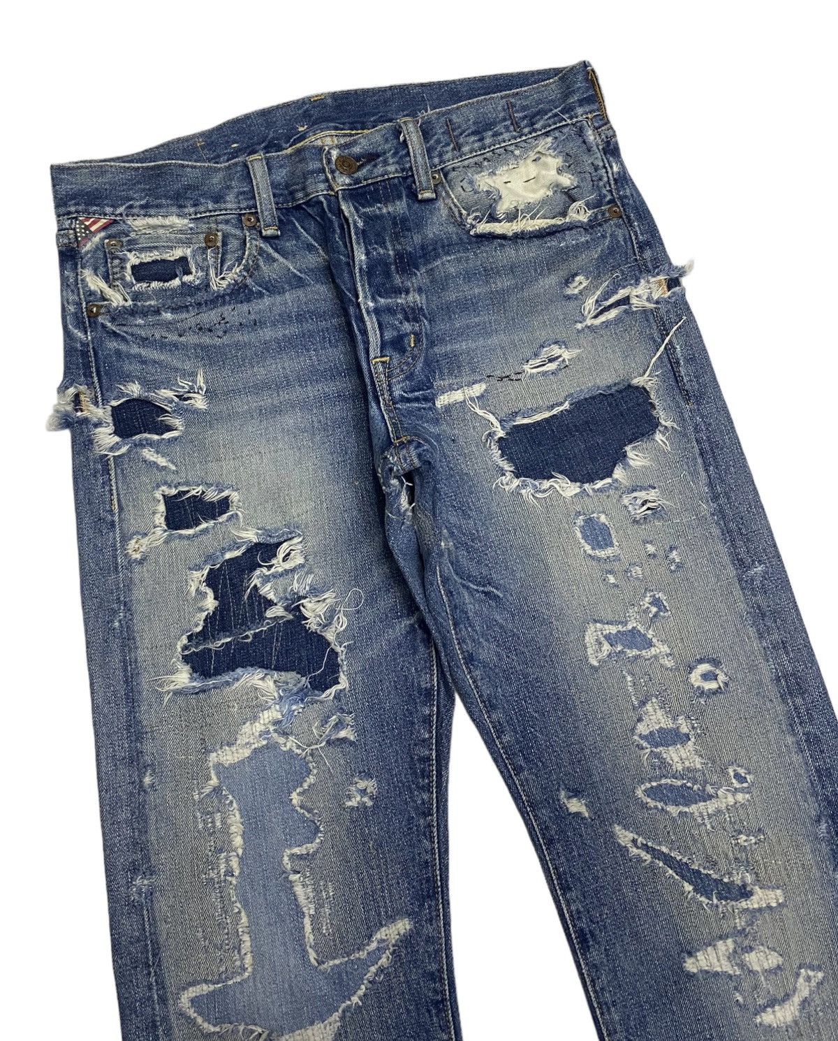Denim & Supply Ralph Lauren 🔥UNDERCOVER DESIGN DENIM & SUPPLY RALPH LAUREN DISTRESSED Size US 31 - 4 Thumbnail