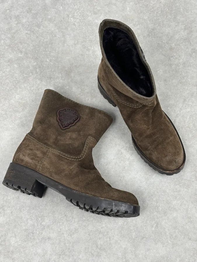 Gucci AW2008 Gucci Brown Suede Ankle Boots by Frida Giannini Size US 9.5 / IT 39.5 - 7 Thumbnail