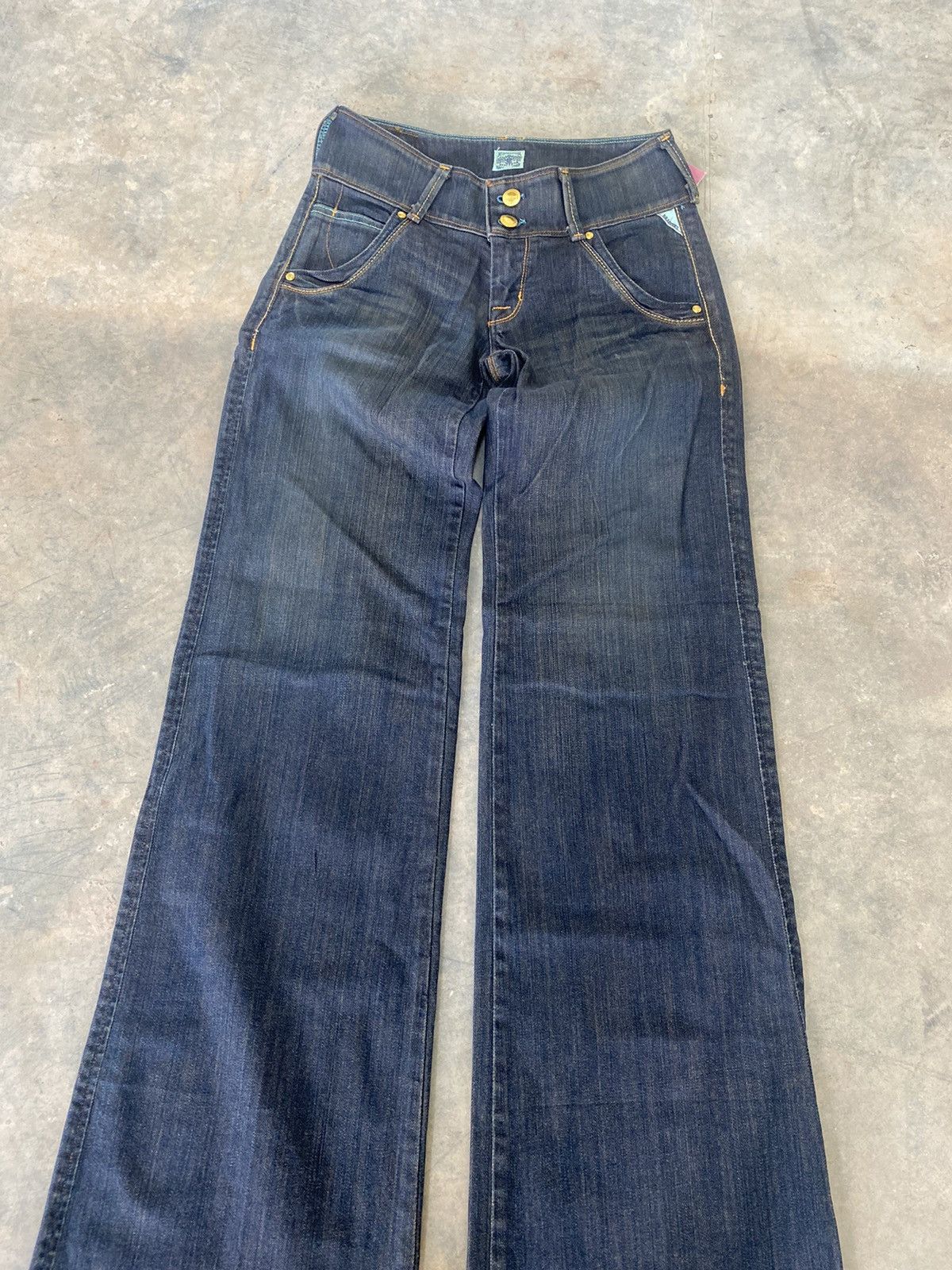 Hysteric Glamour Sick☠️ Brappers Flare Jeans Lgb Punk Grunge 90s Size US 28 / EU 44 - 3 Thumbnail