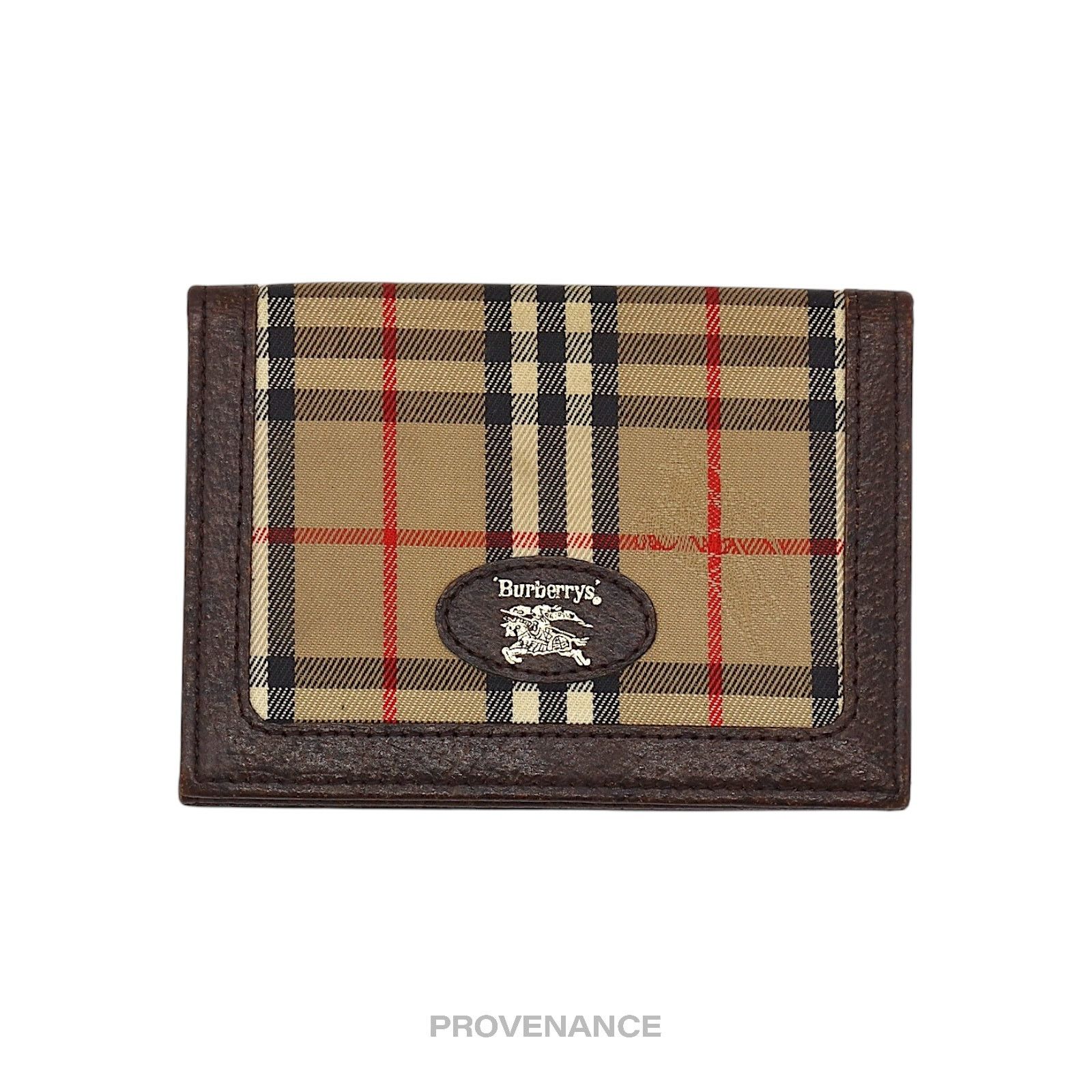 Burberry 🔴 Burberry ID Card Wallet - Nova Check Size ONE SIZE - 1 Thumbnail