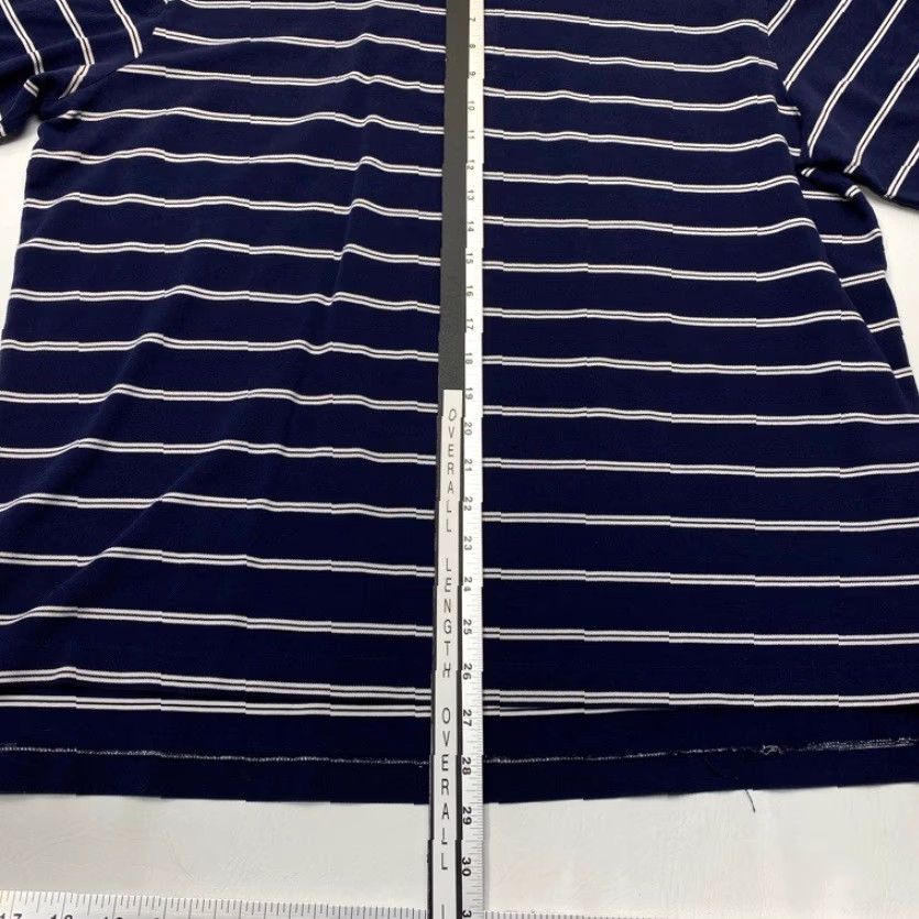 Ralph Lauren Polo Golf by Ralph Lauren Polo Shirt Mens XL Blue White Striped Short Sleeves Size US XL / EU 56 / 4 - 7 Thumbnail