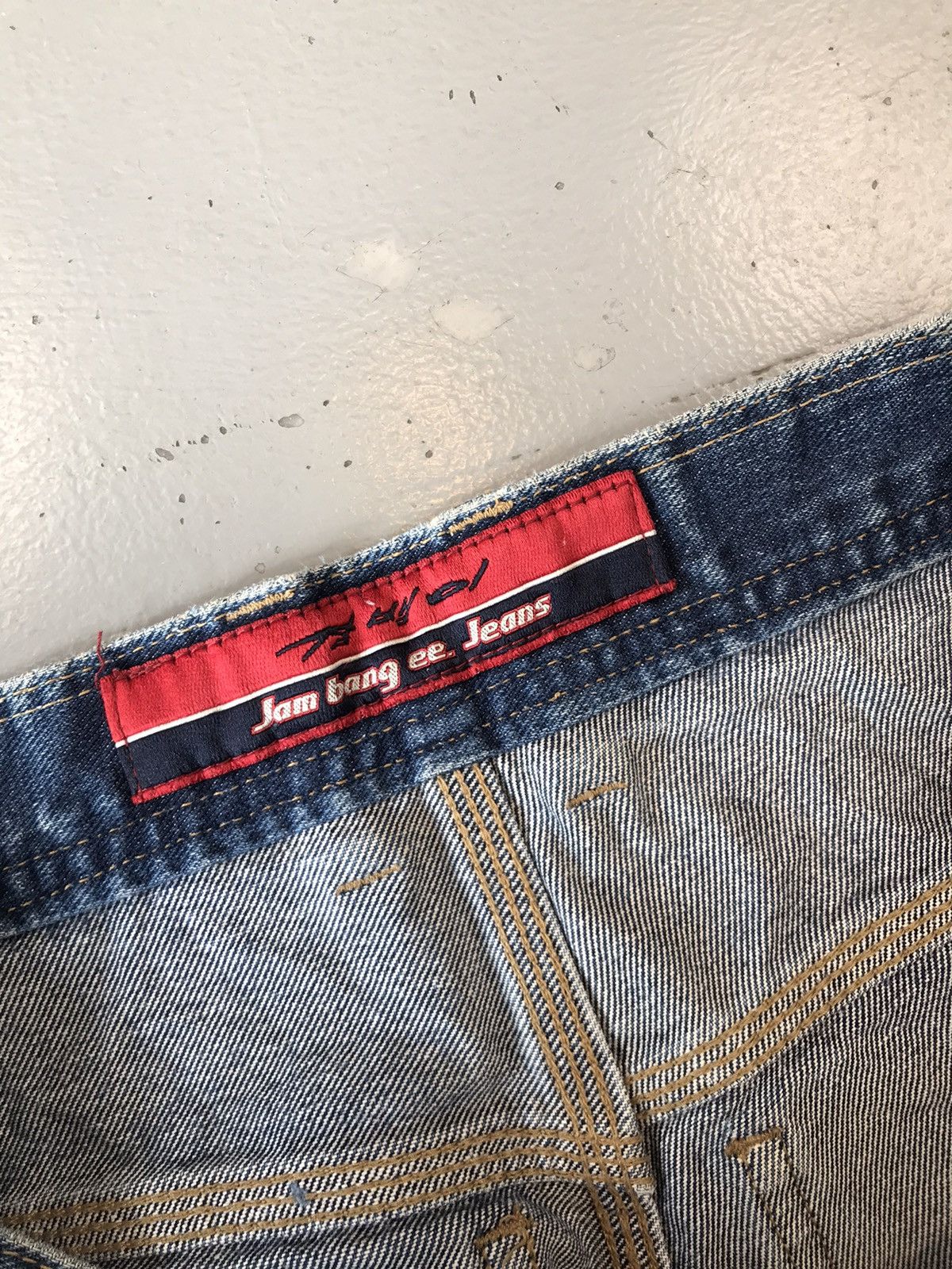 JNCO × Southpole × Vintage Vintage jam bang ee jeans straight fit denim Size US 30 / EU 46 - 5 Thumbnail
