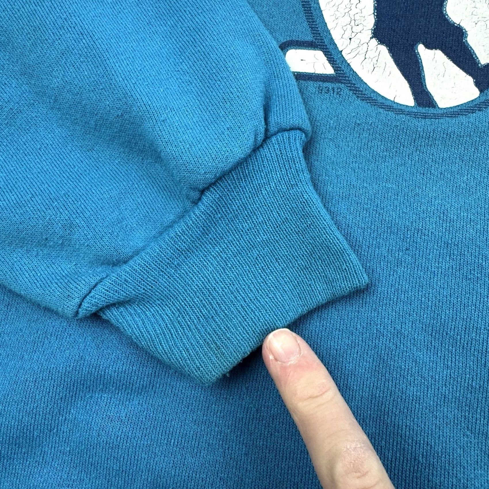 Hanes VINTAGE Hanes Golf Sweatshirt Adult XL Pullover Sport Outdoor Dad 90s USA Blue Size US XL / EU 56 / 4 - 6 Thumbnail