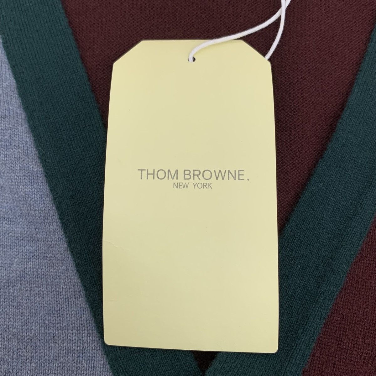 Thom Browne Thom Browne Color-block 4-Bar Cashmere Knit Sweater K26WX Size US M / EU 48-50 / 2 - 6 Thumbnail