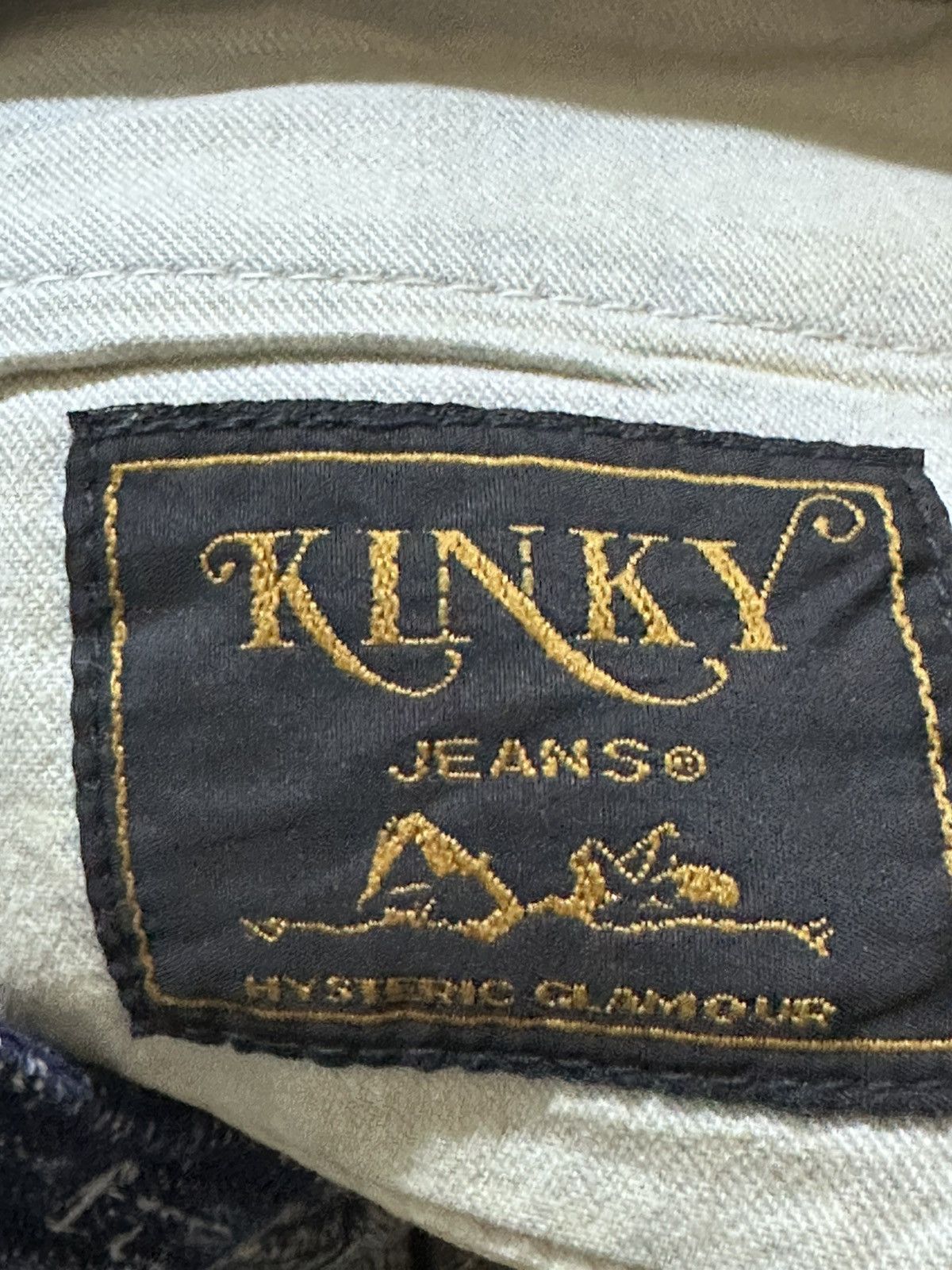 Hysteric Glamour Vintage Hysteric Glamour Kinky Double Knee Distressed Denim Size US 27 - 11 Thumbnail