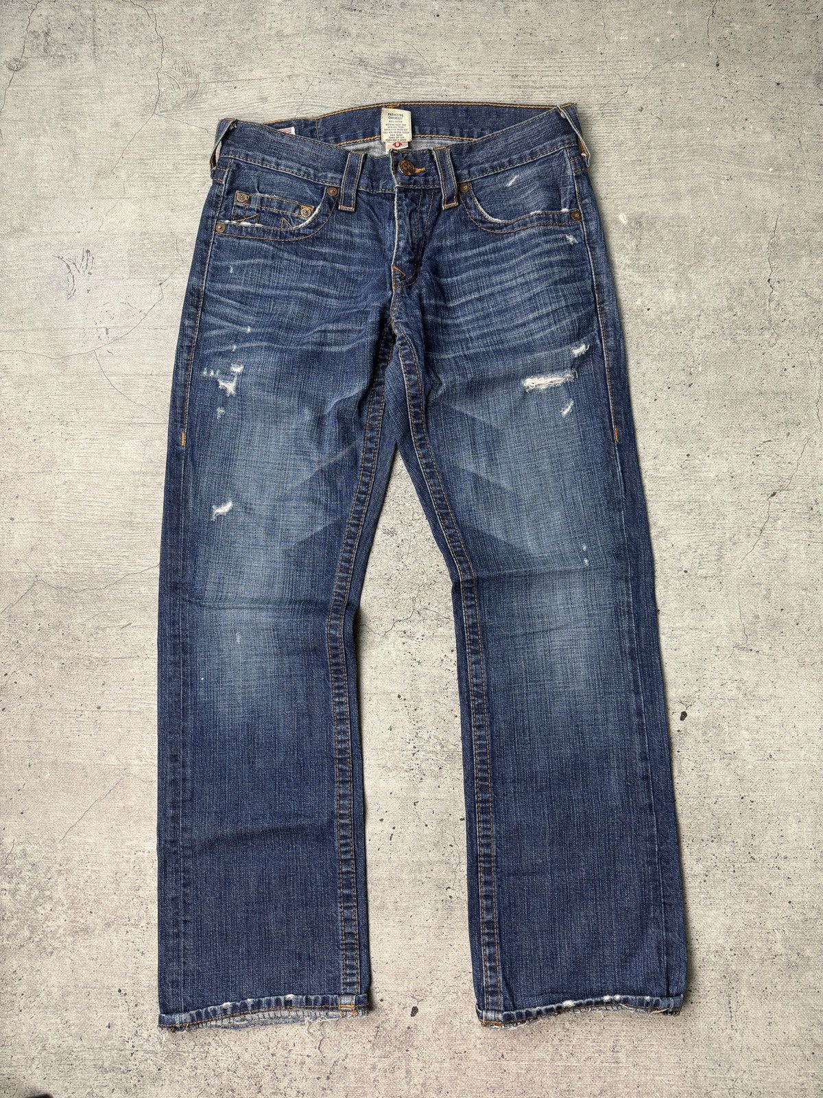 True Religion True Religion Bobby Relaxed Baggy Size US 31 - 6 Thumbnail