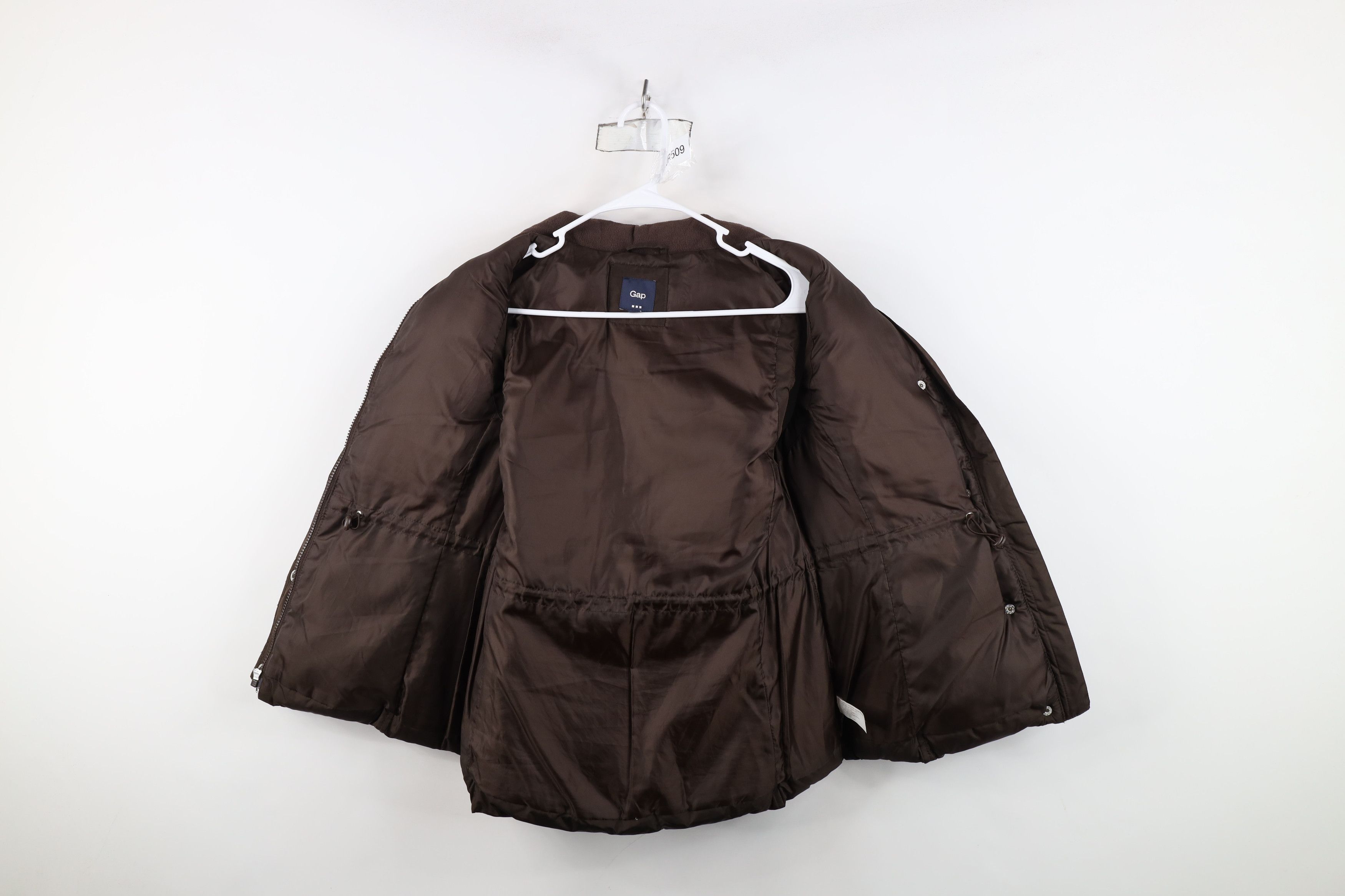 Gap Vintage Y2K Gap Babydoll Full Zip Puffer Vest Jacket Brown Size M / US 6-8 / IT 42-44 - 9 Thumbnail