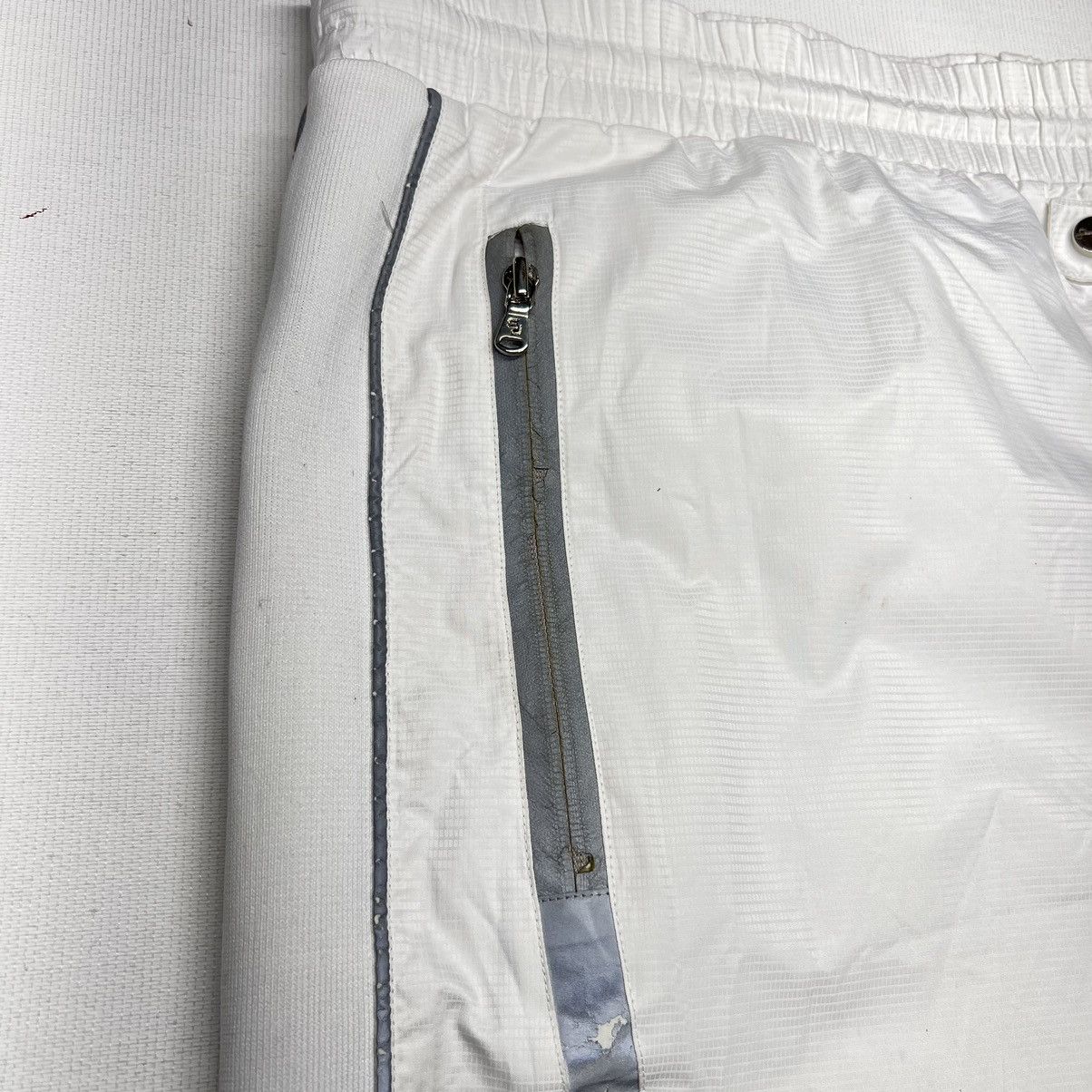 Sean John Sean John Pants White Drawstring Baggy Track 3M Y2K Retro Size US 36 / EU 52 - 6 Thumbnail