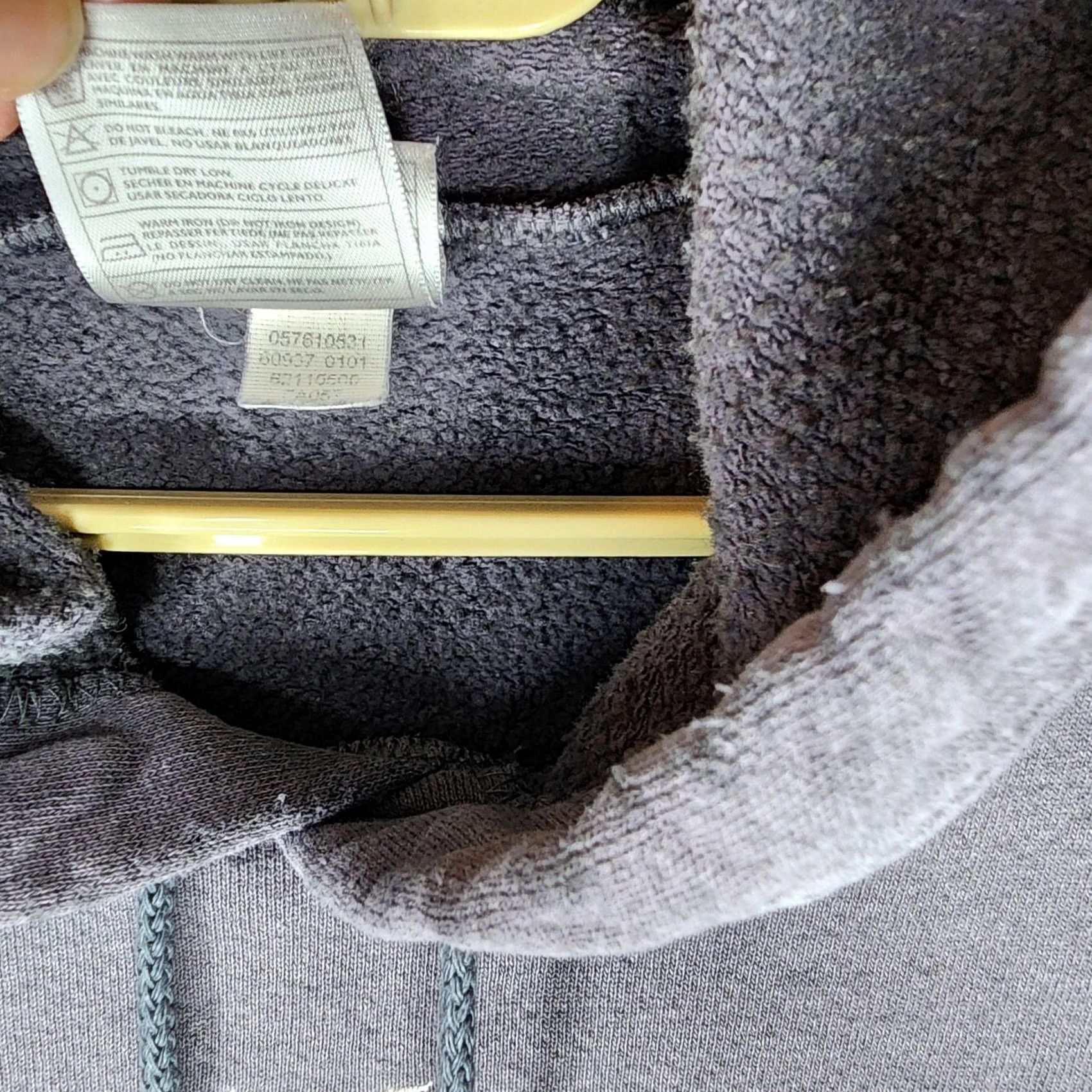 Nike Nike Hoodie Mens 4XL Gray Pullover Swoosh Pocket Crew Neck Fleece Winter Oversized Size US XXL / EU 58 / 5 - 7 Thumbnail