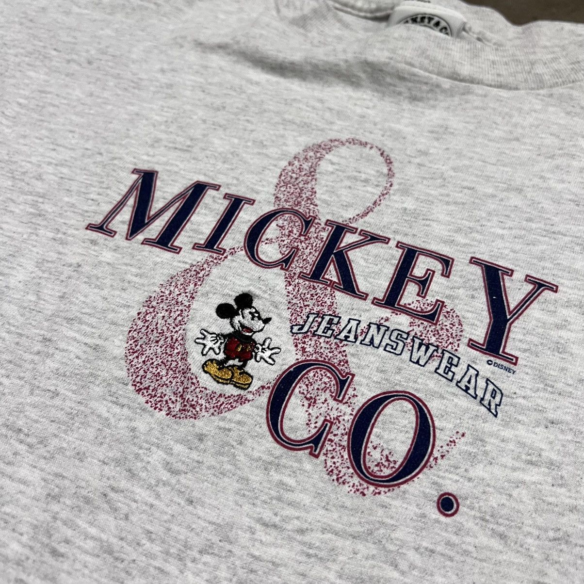 Mickey & Co. Vintage Mickey & Co Jeanswear T shirt Embroidered 90s USA Size US L / EU 52-54 / 3 - 4 Thumbnail