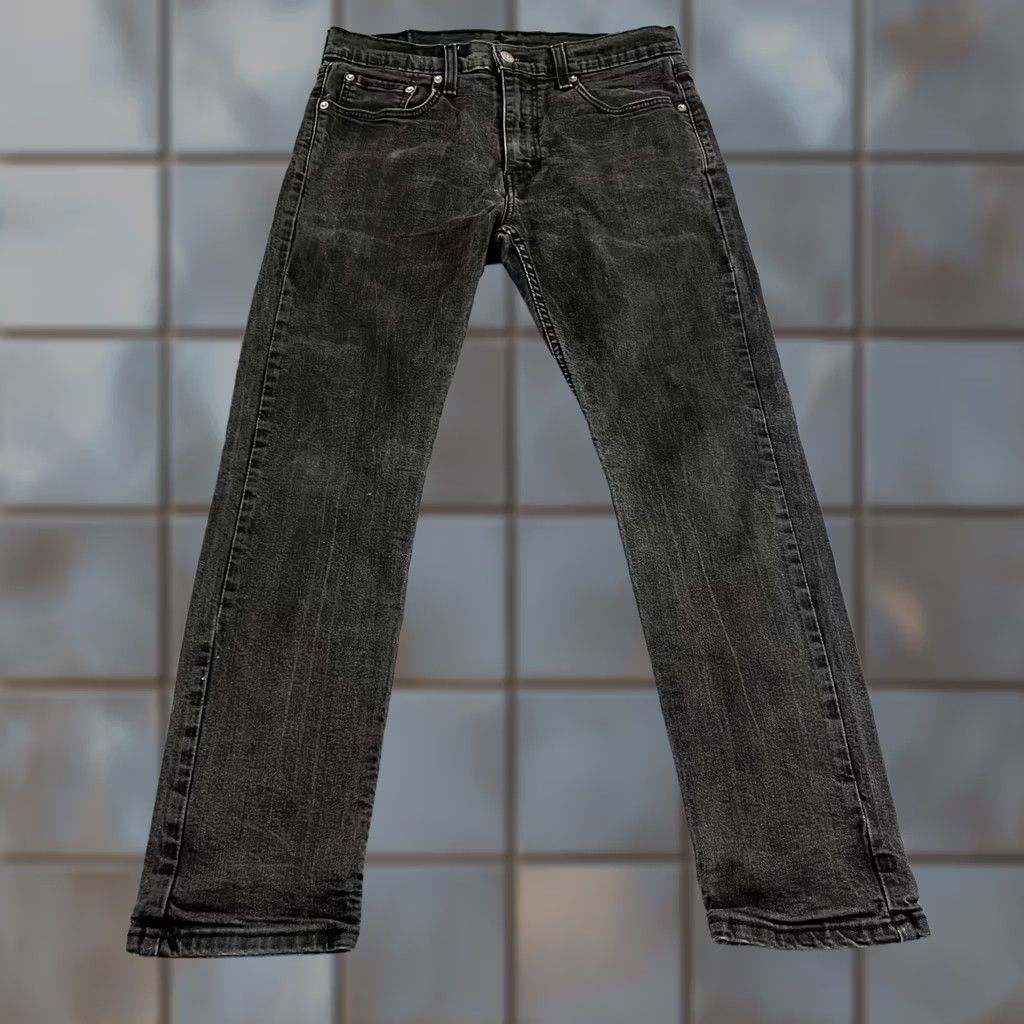 Levi's Levi's 502 Jeans Slim Tapered 32 30 Dark Wash Black Stretch Denim Men Size US 32 / EU 48 - 1 Thumbnail