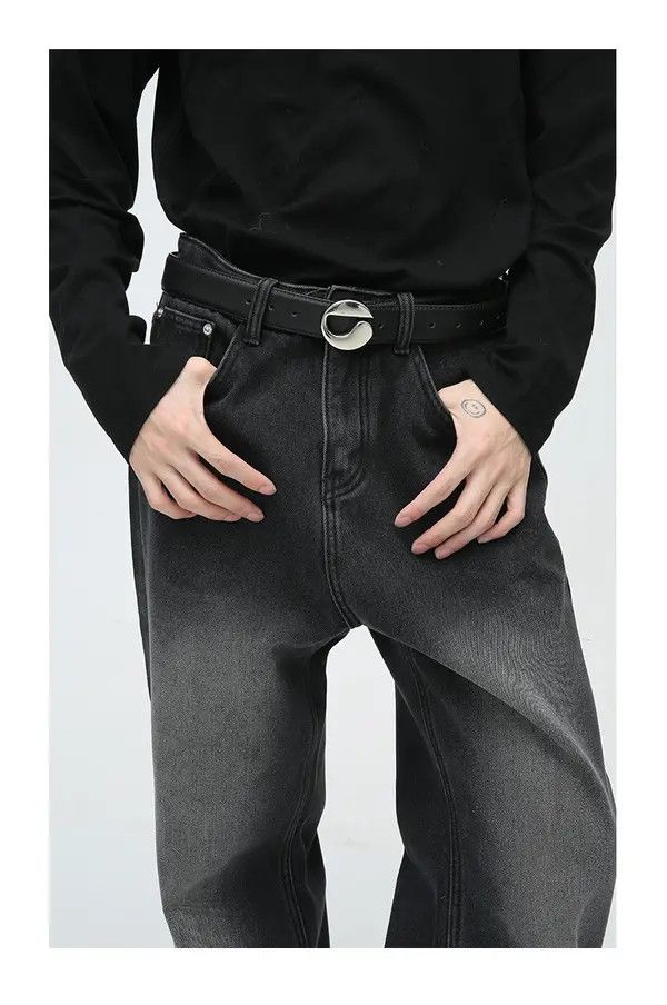VIBE Retro simple straight washed jeans Size US 32 / EU 48 - 5 Thumbnail