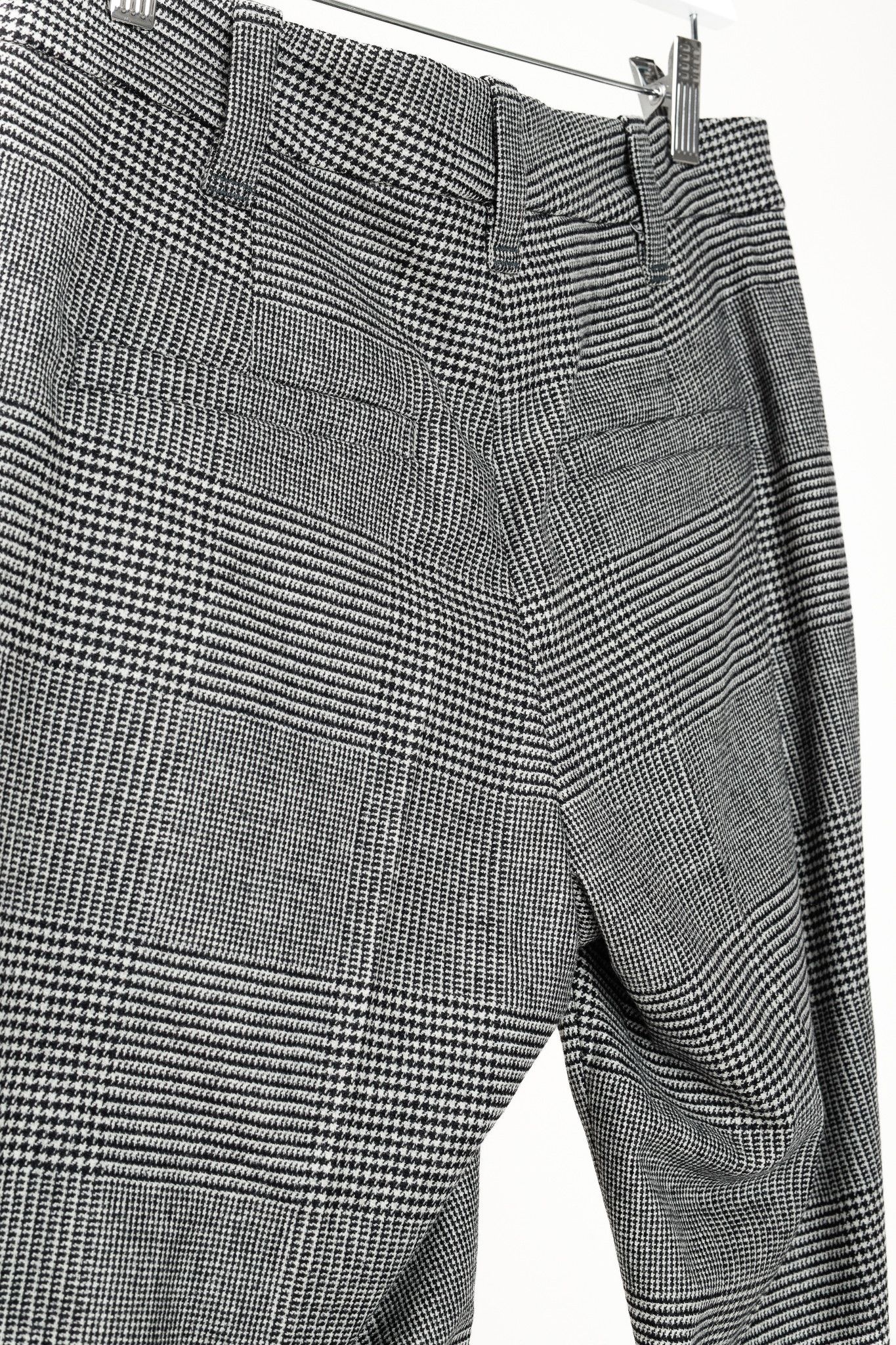 Brunello Cucinelli Brunello Cucinelli Houndstooth Wool Cigarette pant w/ Monili Size 27" / US 4 / IT 40 - 8 Thumbnail