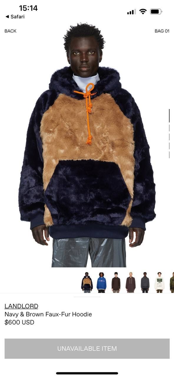 LANDLORD LANDLORD NYC Fur Heavy Hoodie Jacket Size US L / EU 52-54 / 3 - 4 Thumbnail