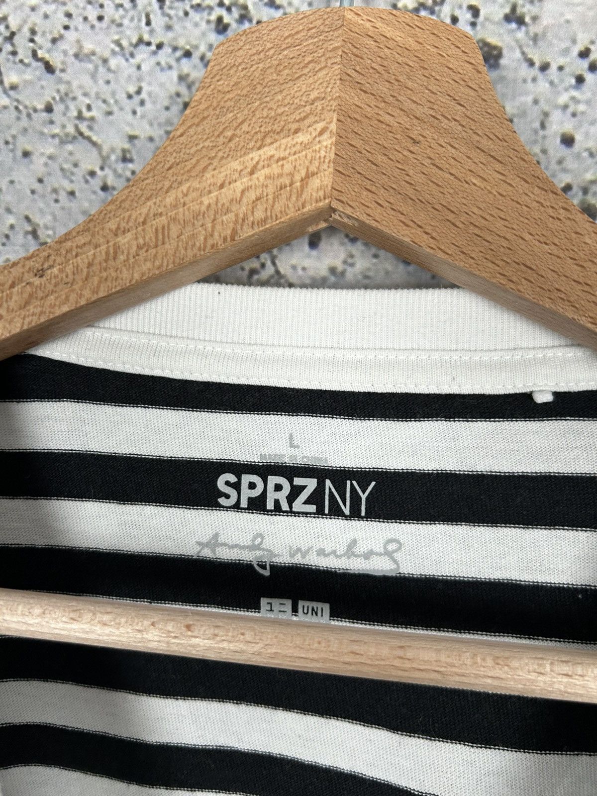 Uniqlo Uniqlo Andy Warhol Stripe Tee Streetwear Japanese Hype Size US L / EU 52-54 / 3 - 5 Thumbnail