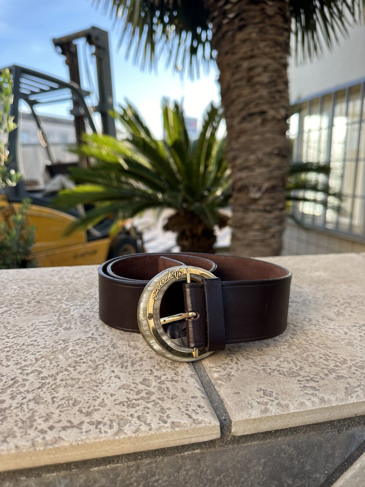 Dsquared2 Dsquared2 Leather Brown Belt Size ONE SIZE - 1 Thumbnail