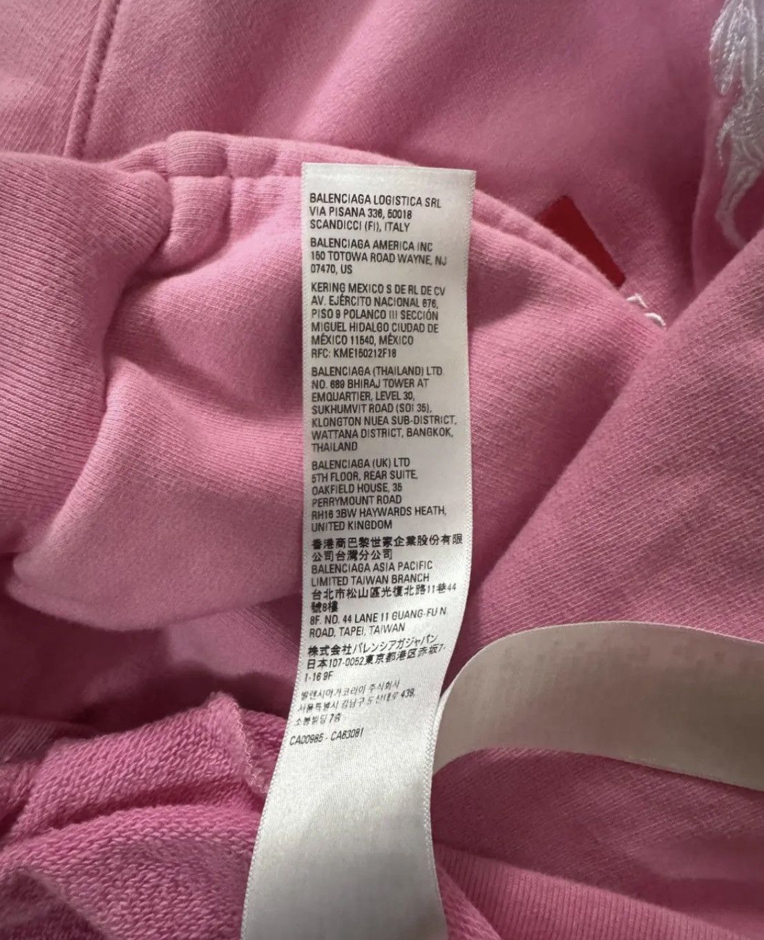 Balenciaga Balenciaga Pink Polo Zip Up Hoodie Size US M / EU 48-50 / 2 - 8 Thumbnail