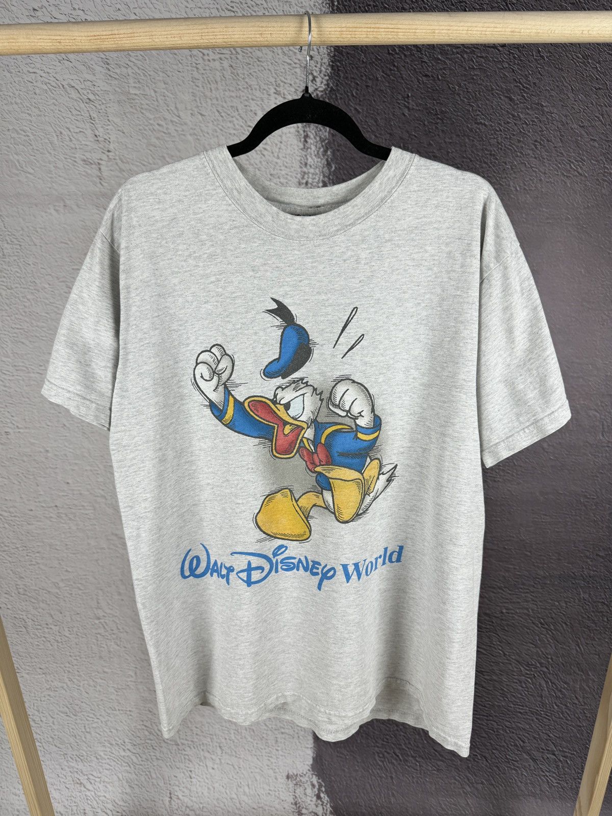 Cartoon Network × Disney × Vintage Walt Disney Pixar vintage 90s y2k Donald Duck grey tee shirt Size US M / EU 48-50 / 2 - 1 Thumbnail