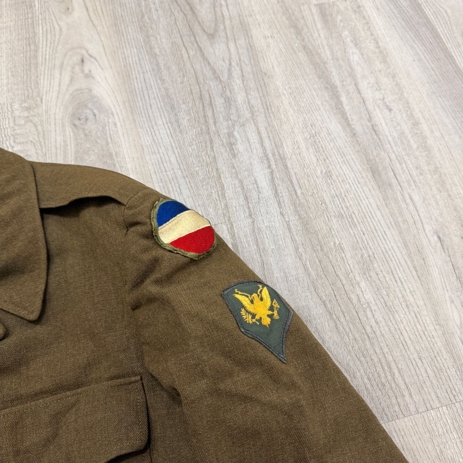 Vintage Vintage US Army Ike Field Jacket Size 36R Virgin Wool Combat Size US S / EU 44-46 / 1 - 5 Thumbnail