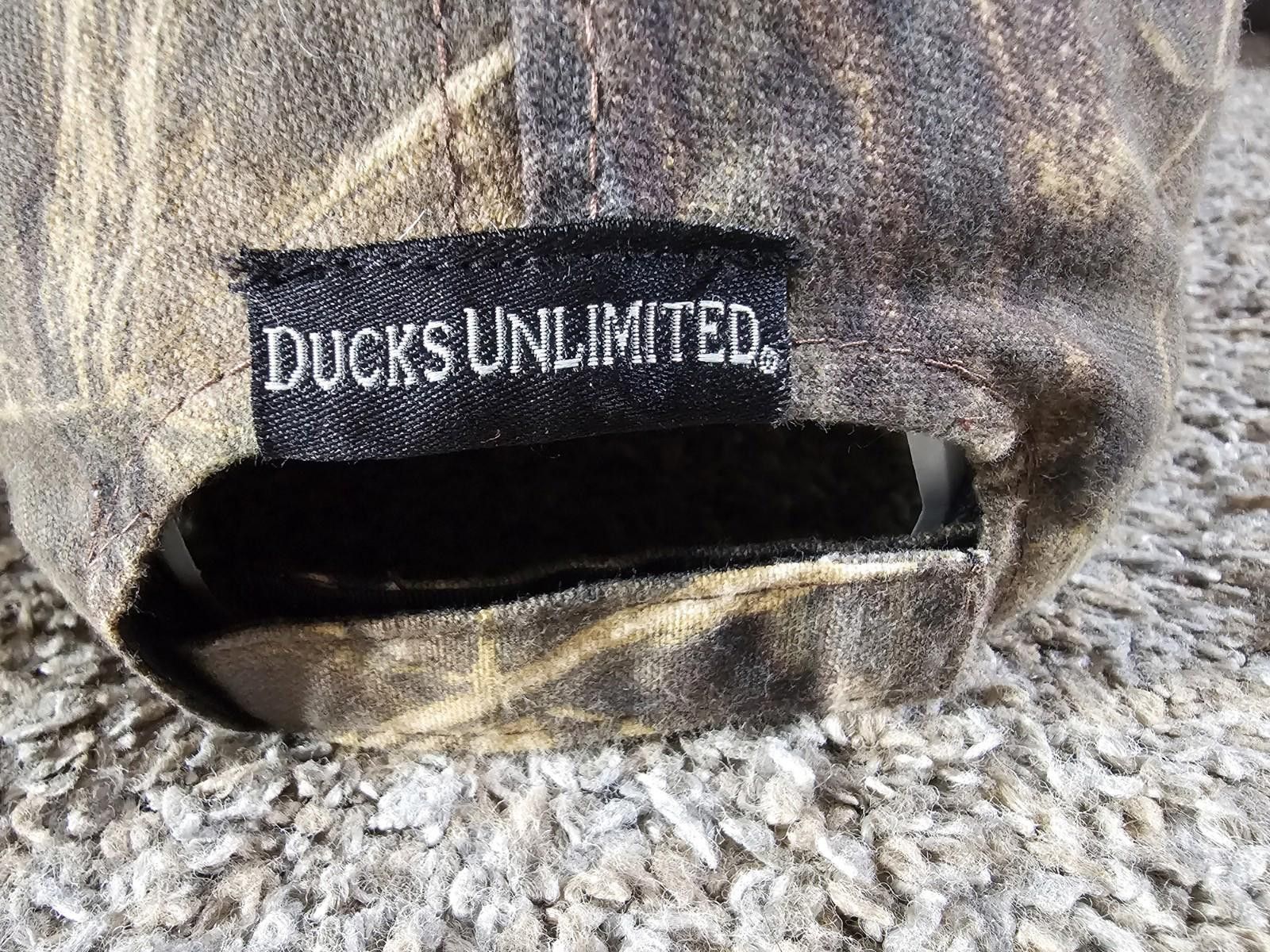 Designer Ducks Unlimited Grass Camo Strapback Hat Size ONE SIZE - 5 Thumbnail