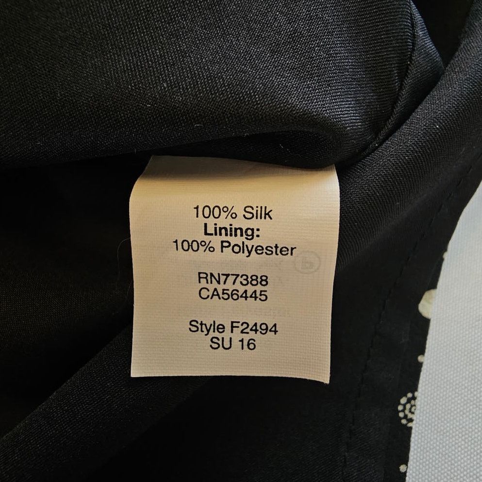 Madewell EUC Madewell Silk Black Polka Dot Petalplay Romper XXS Size 24" / US 00 / IT 34 - 10 Thumbnail