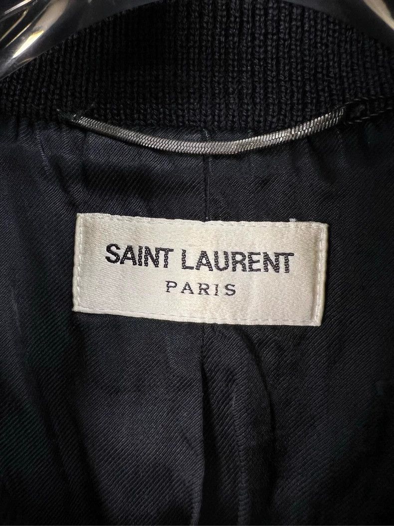 Saint Laurent Paris Saint Laurent Paris Saint Laurent Black and White Baseball Size US M / EU 48-50 / 2 - 3 Thumbnail